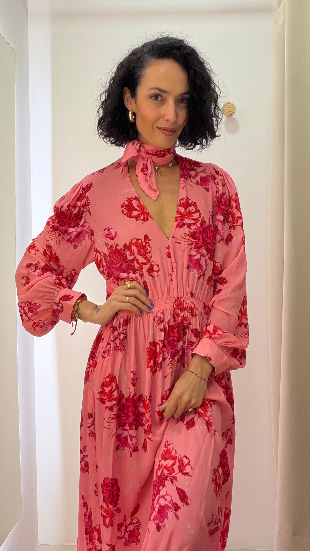 Vestido Rosa Reinaldo Lourenço