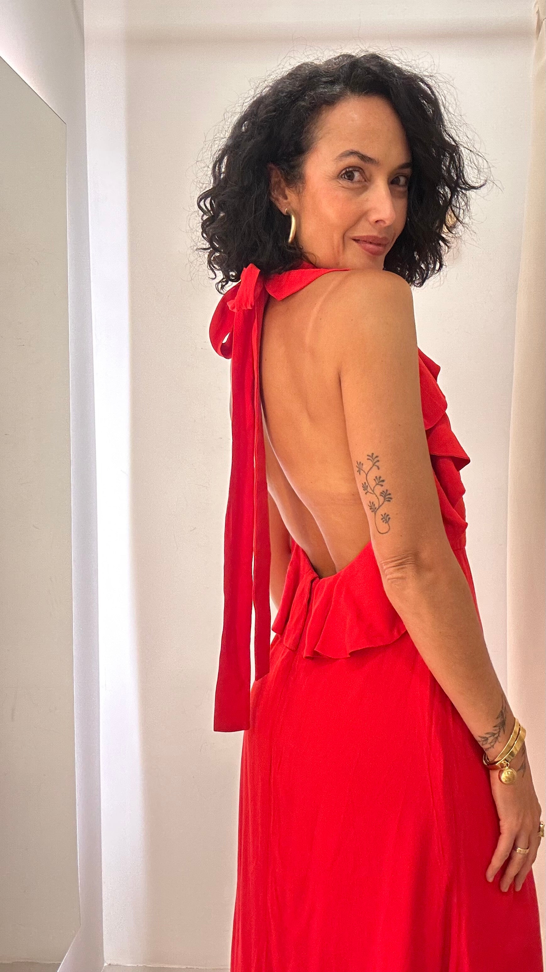 Vestido Vermelho Carmin