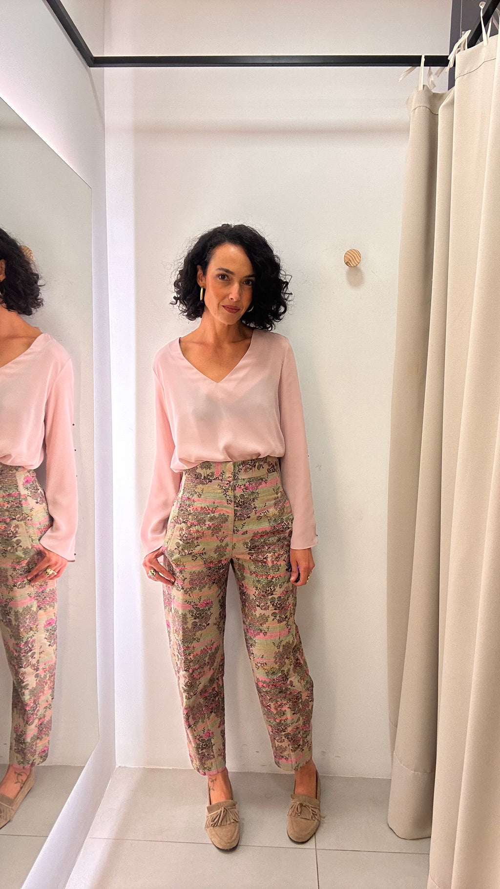 Calça jacquard Lilly Sarti