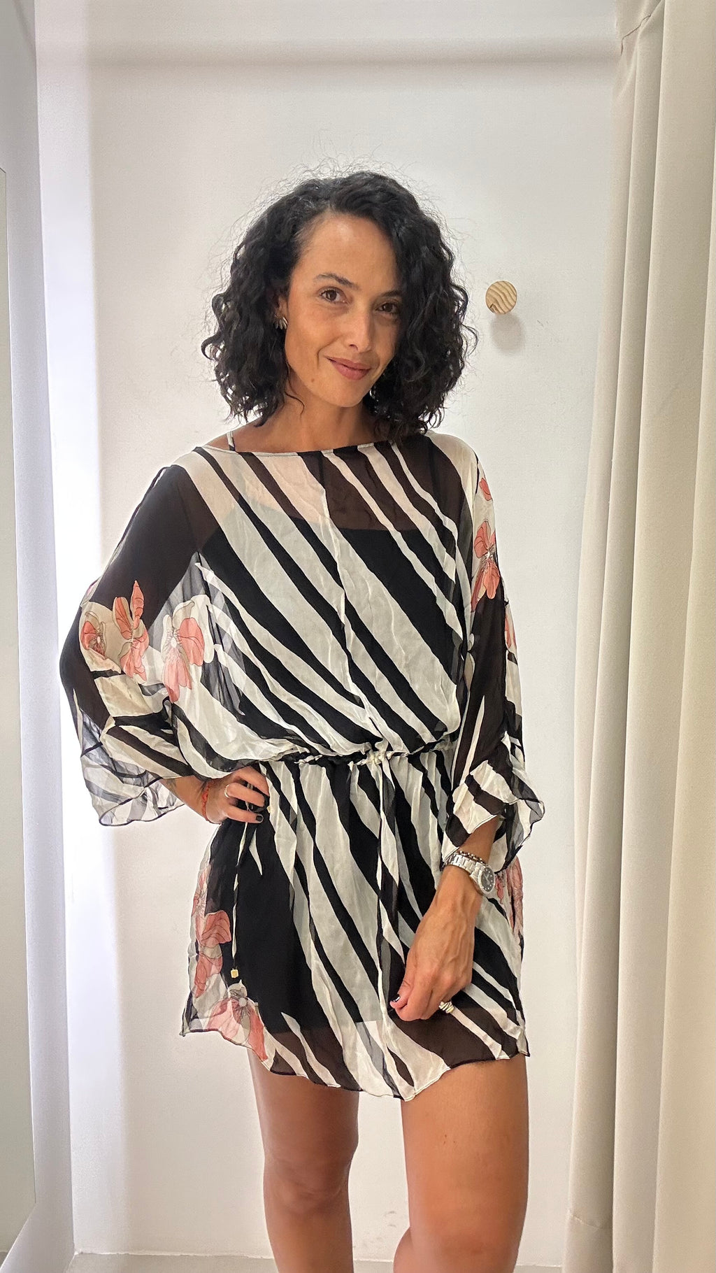 Vestido seda Le Lis Blanc