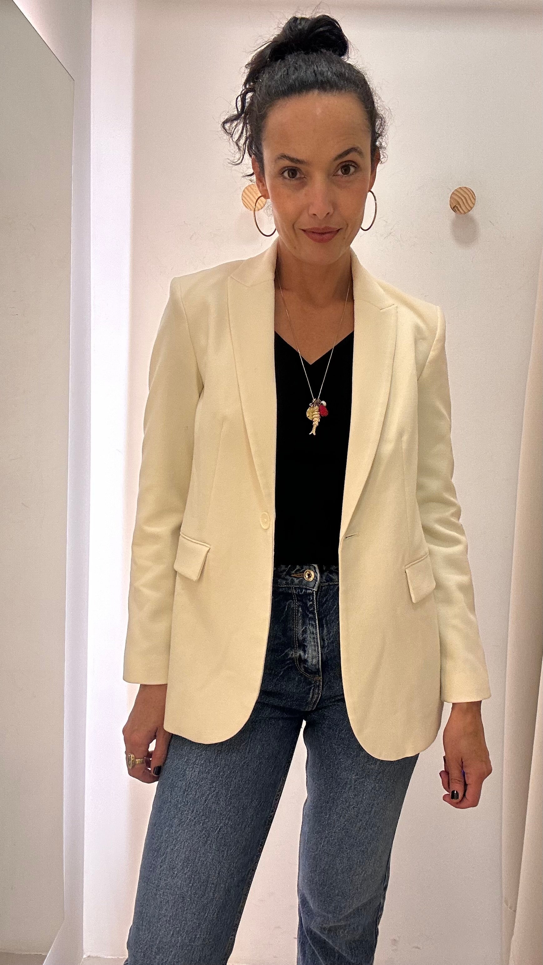 Blazer Off White Branco