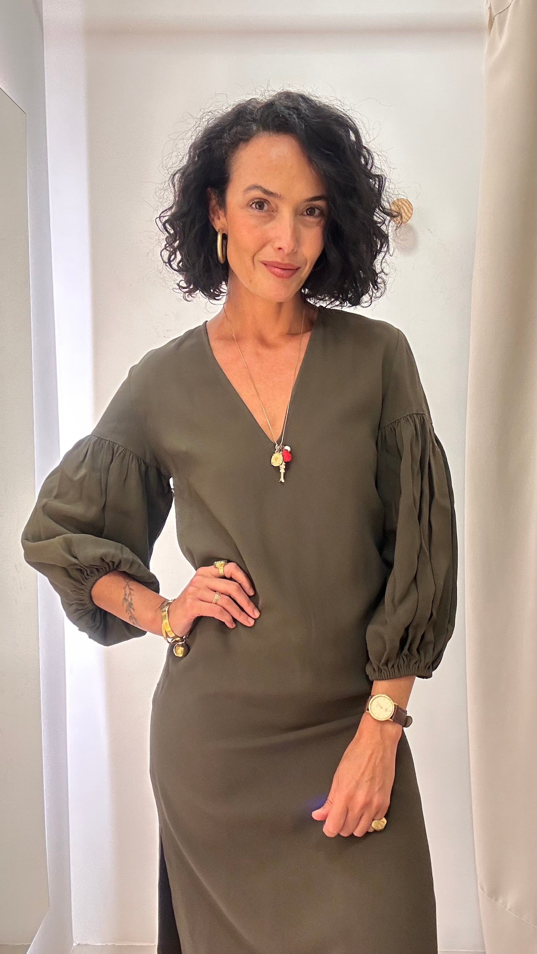 Vestido Verde Militar NK