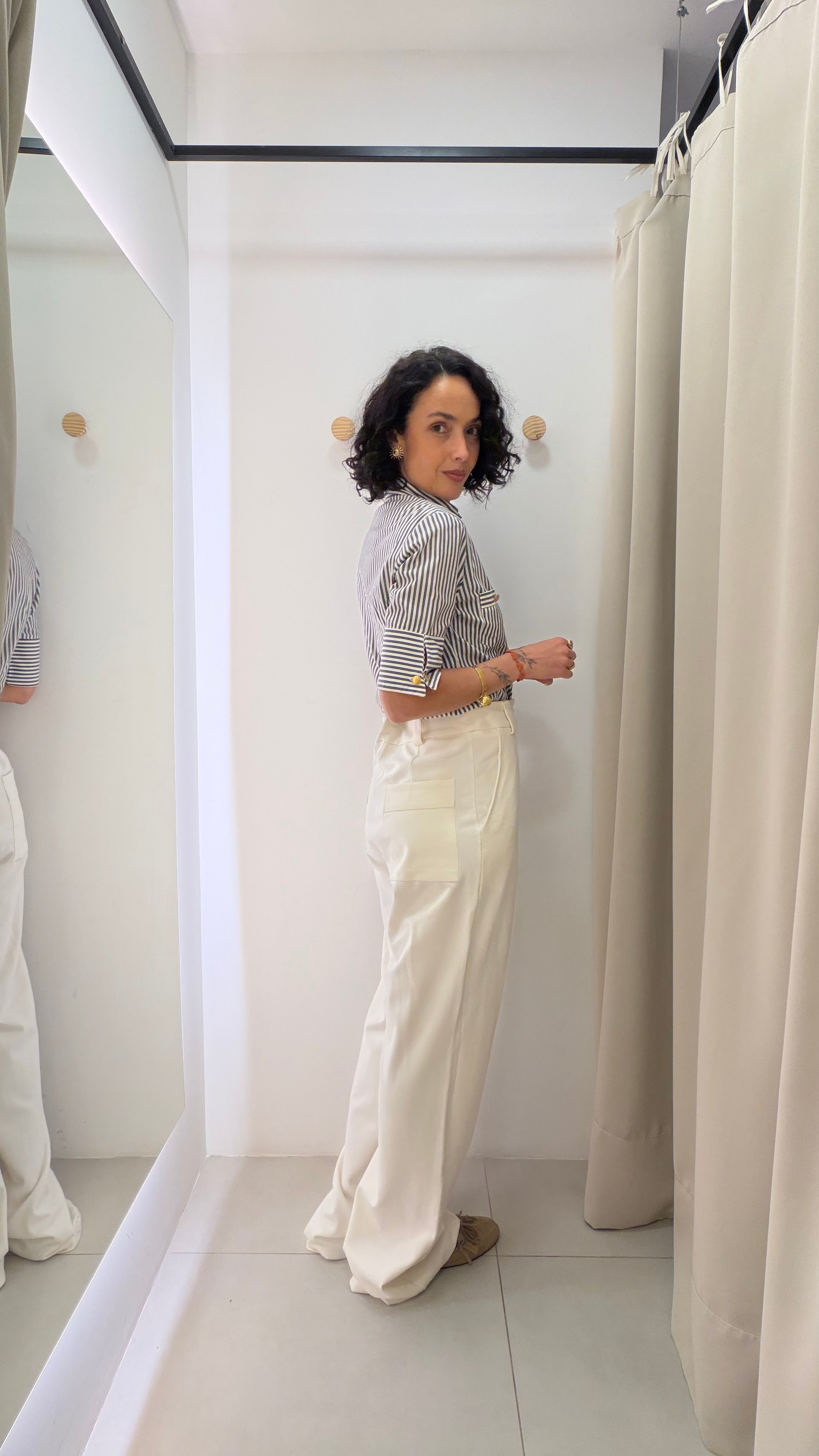 Calça Branca Zen Closet