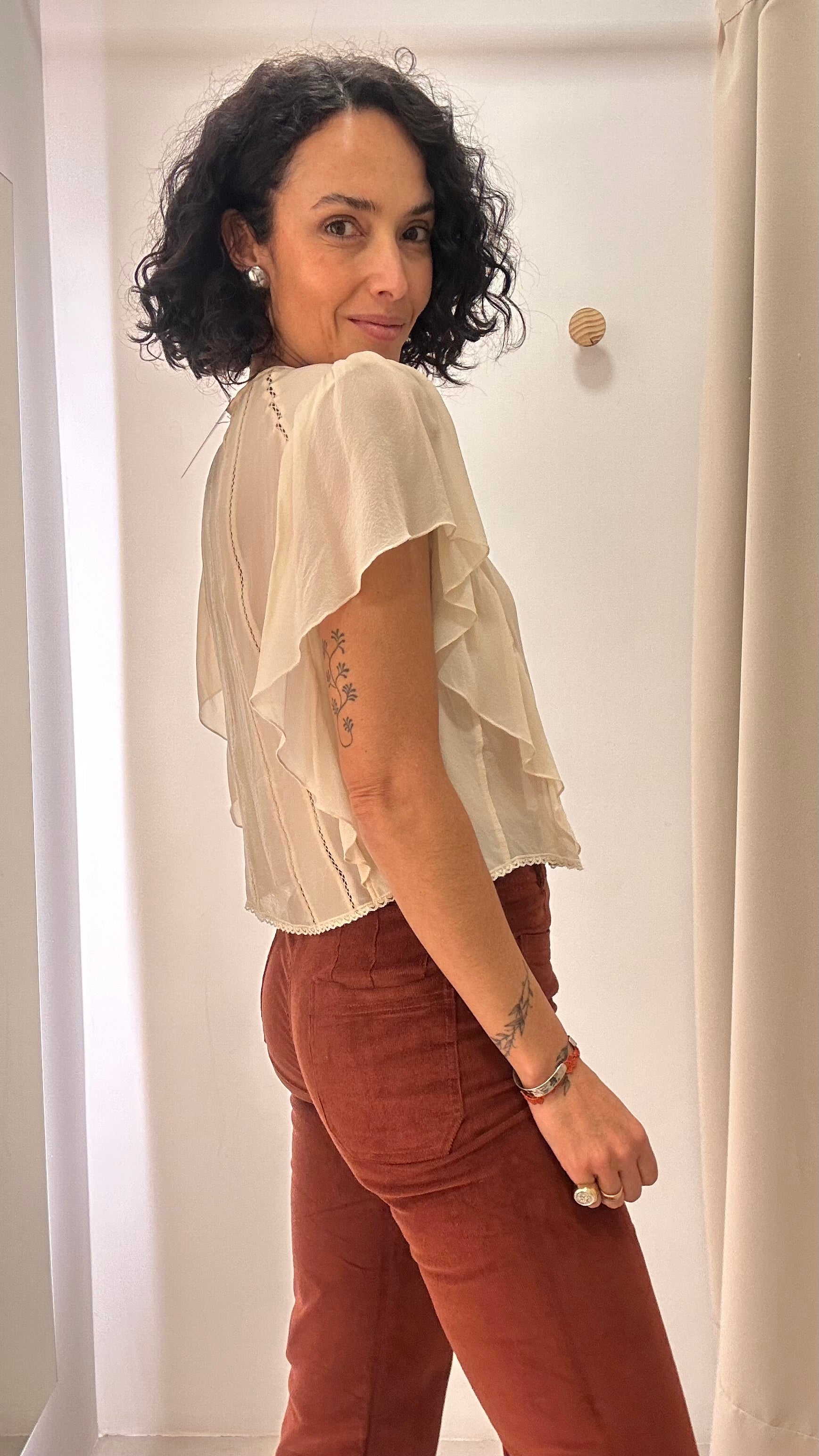 Blusa Seda Le Lis Blanc