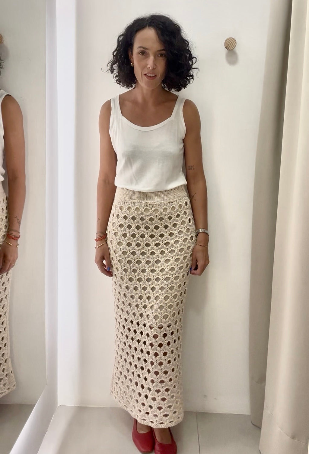 Saia em tricot