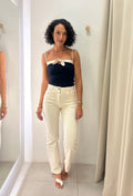 Calça Denim Branca