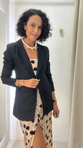 Blazer Preto em Linho