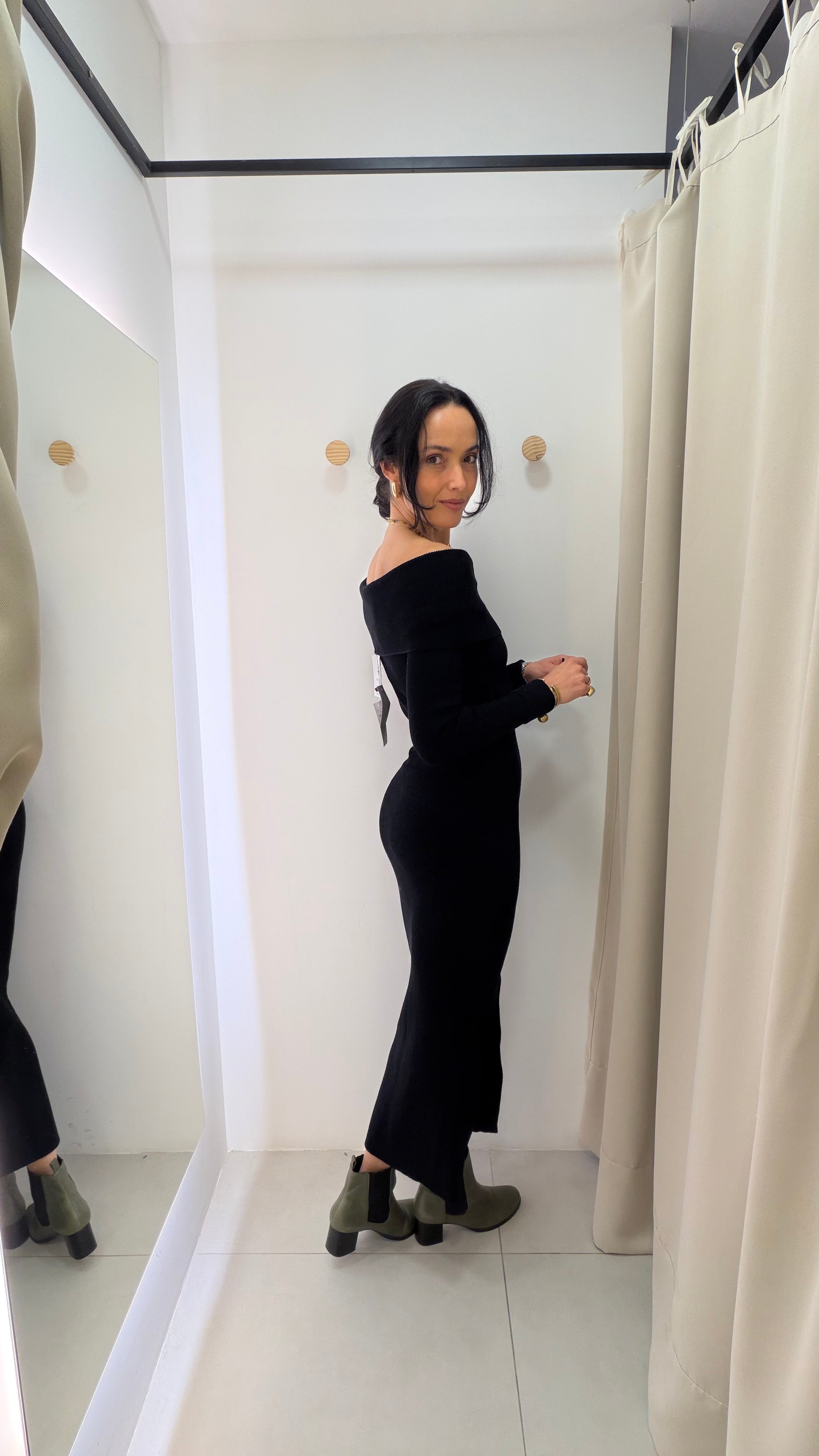 Vestido Preto em Malha Egoiste