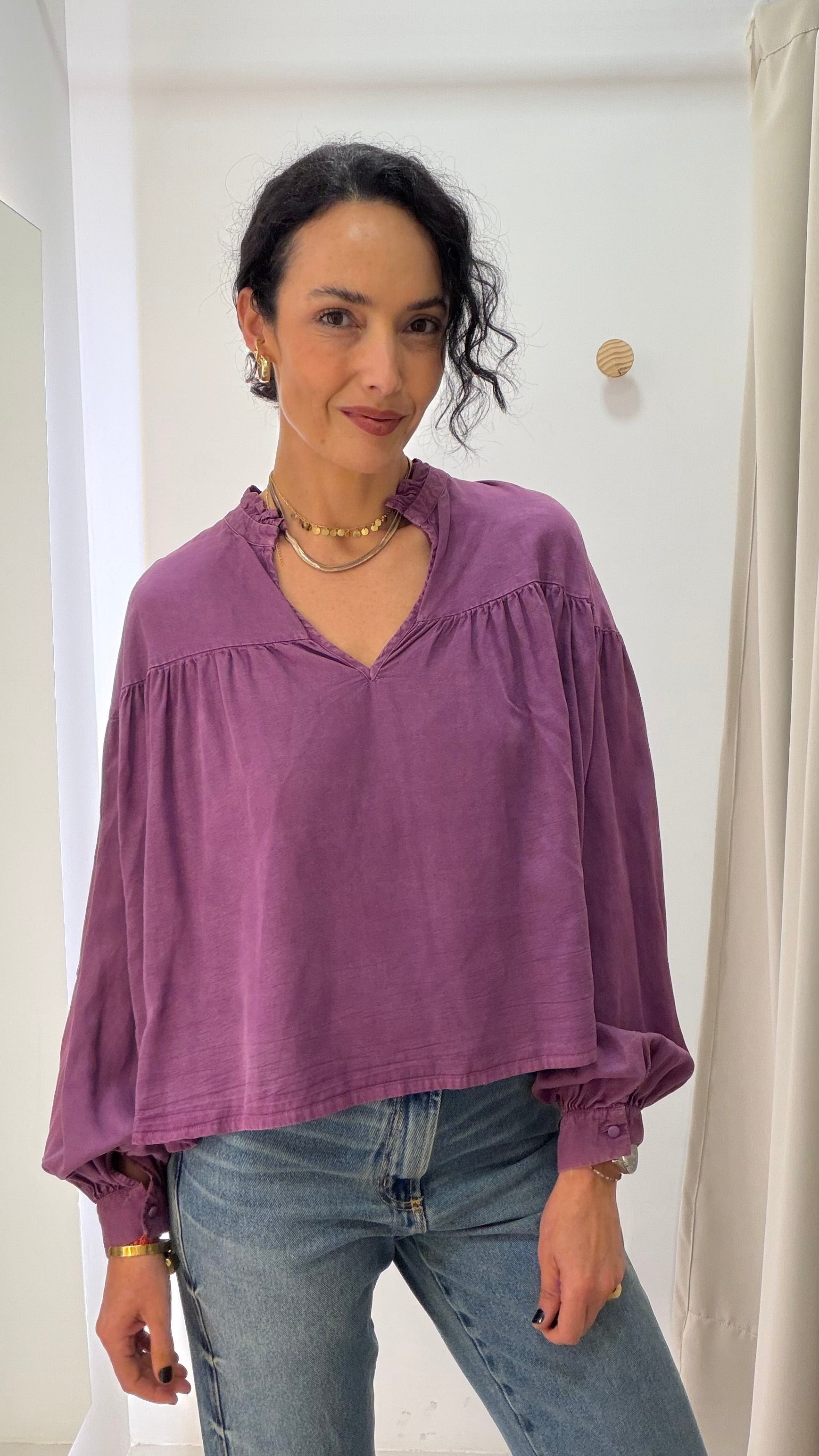 Blusa ampla Zara