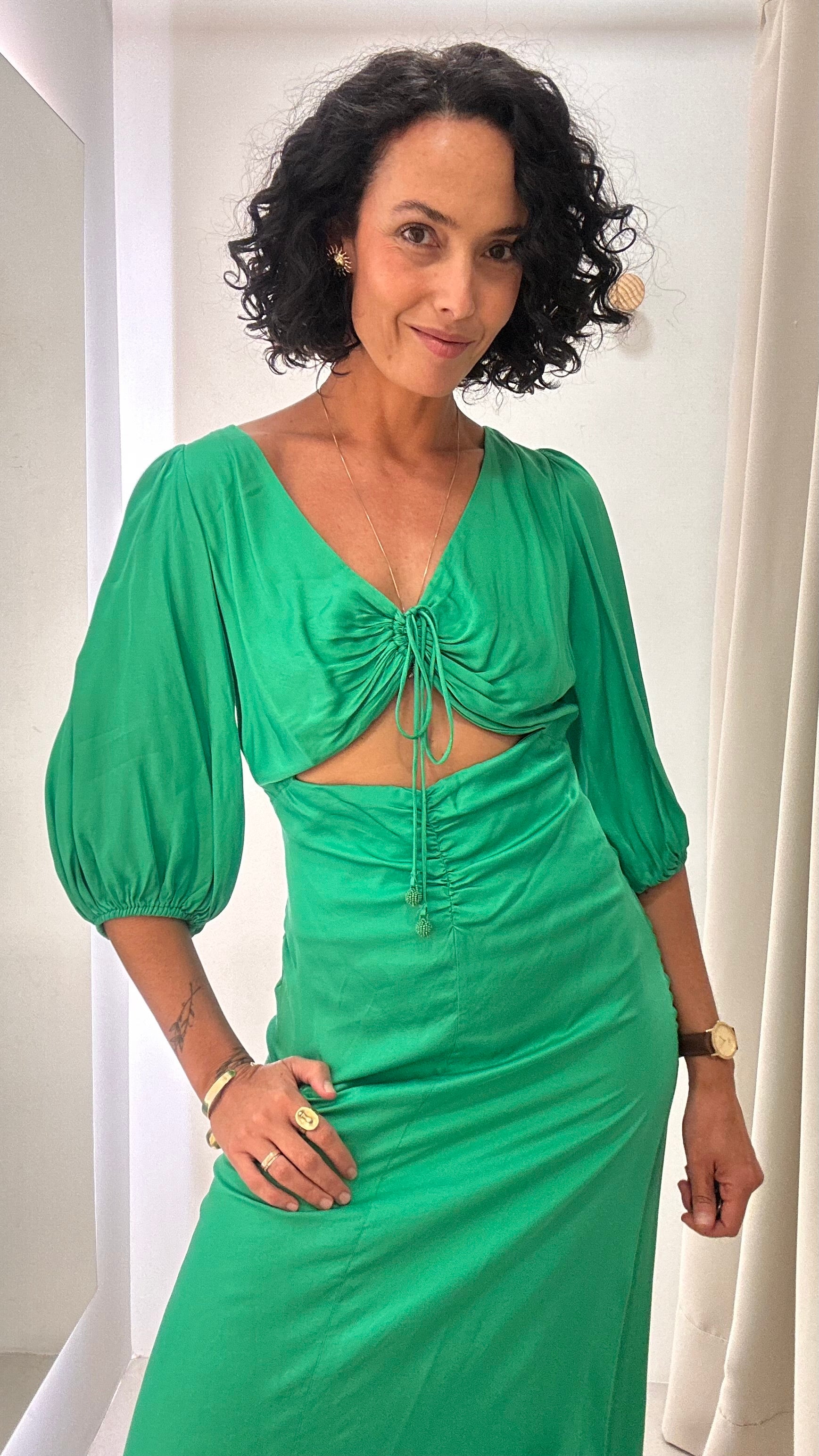 Vestido Verde Farm