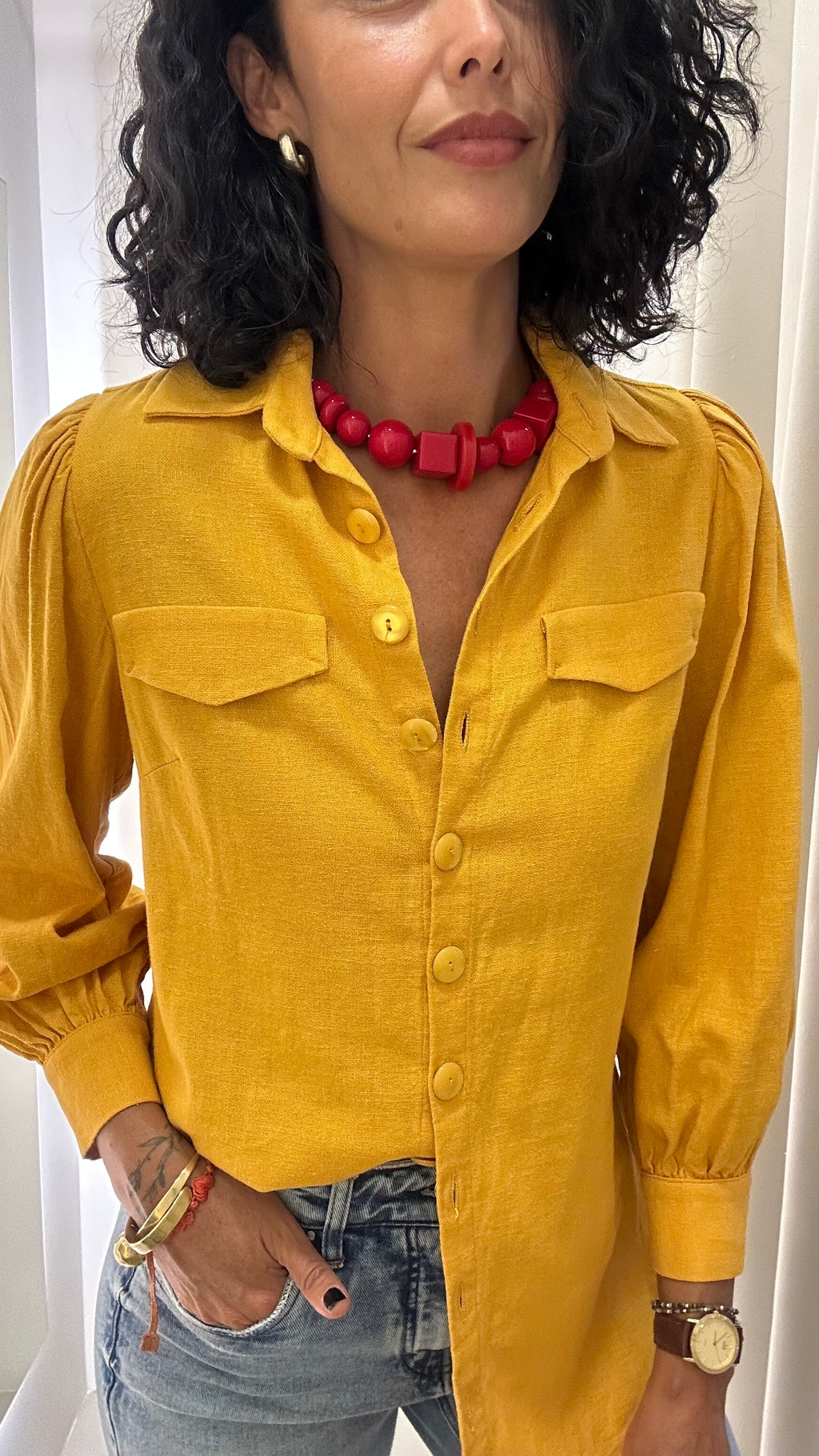 Camisa Laranja Nati Vozza