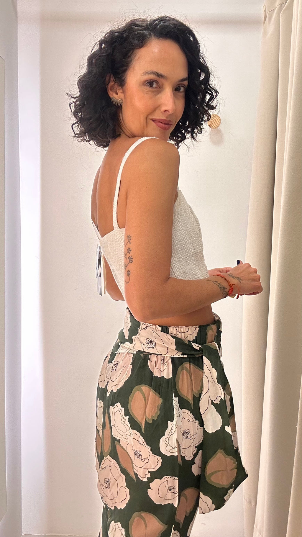Calça seda Adriana Degreas