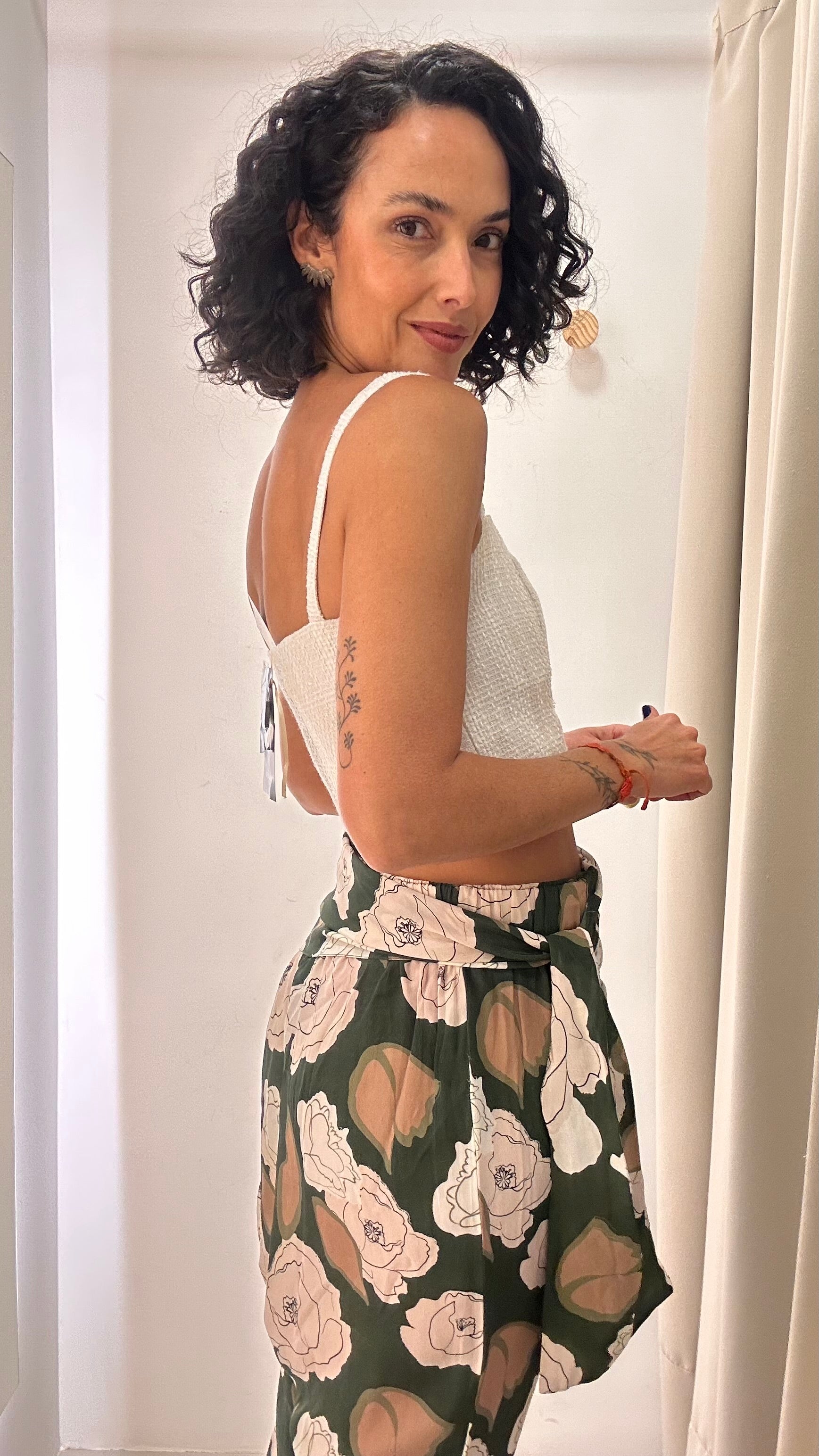 Calça seda Adriana Degreas