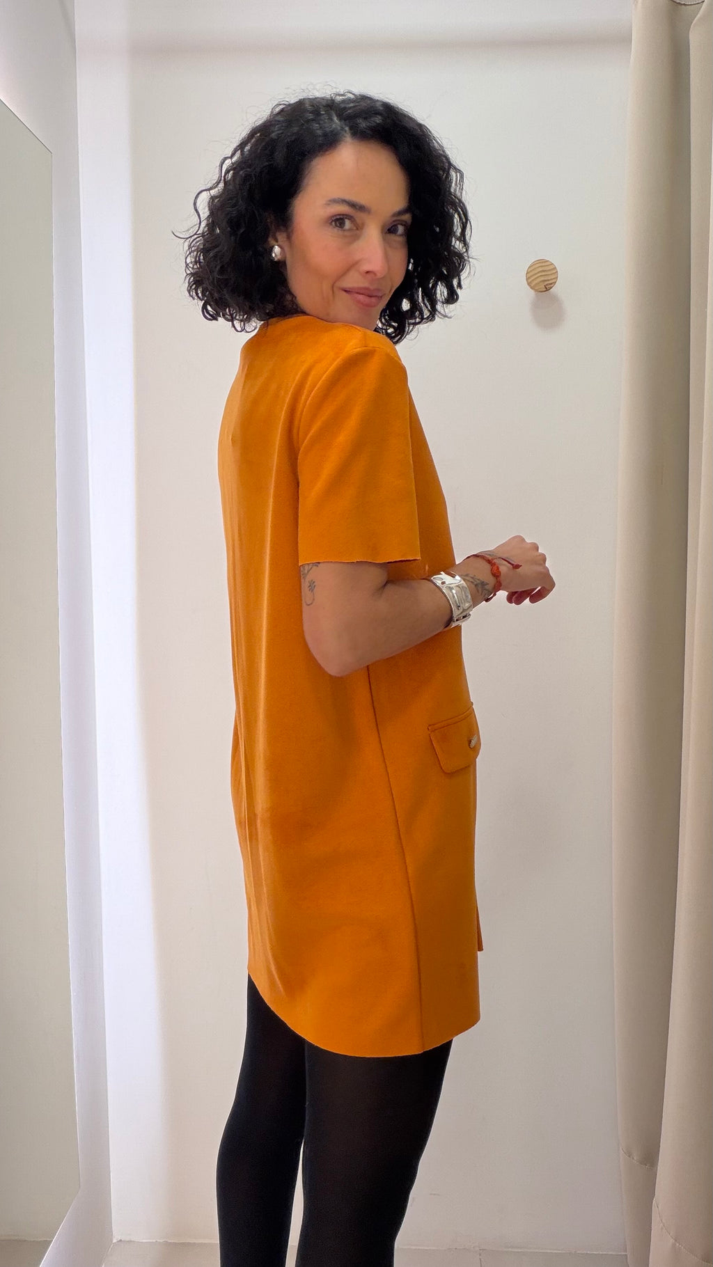 Vestido Terracota Zara