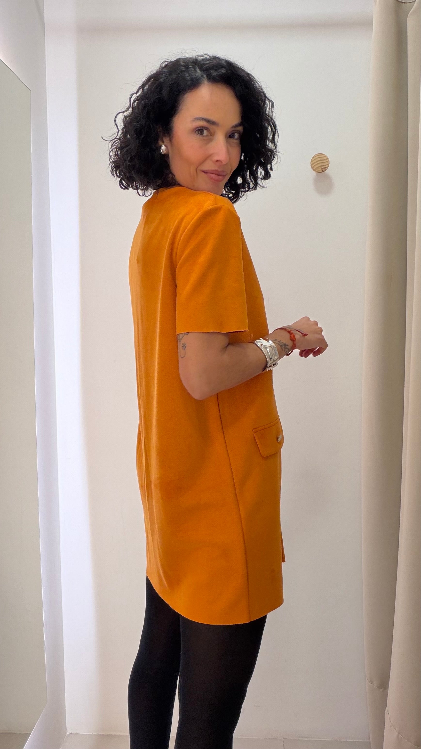 Vestido Terracota Zara