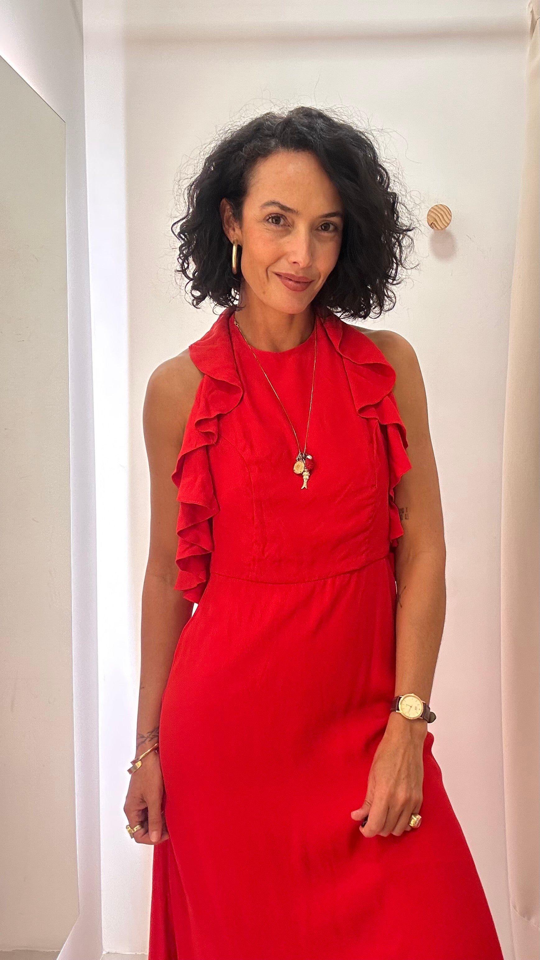 Vestido Vermelho Carmin