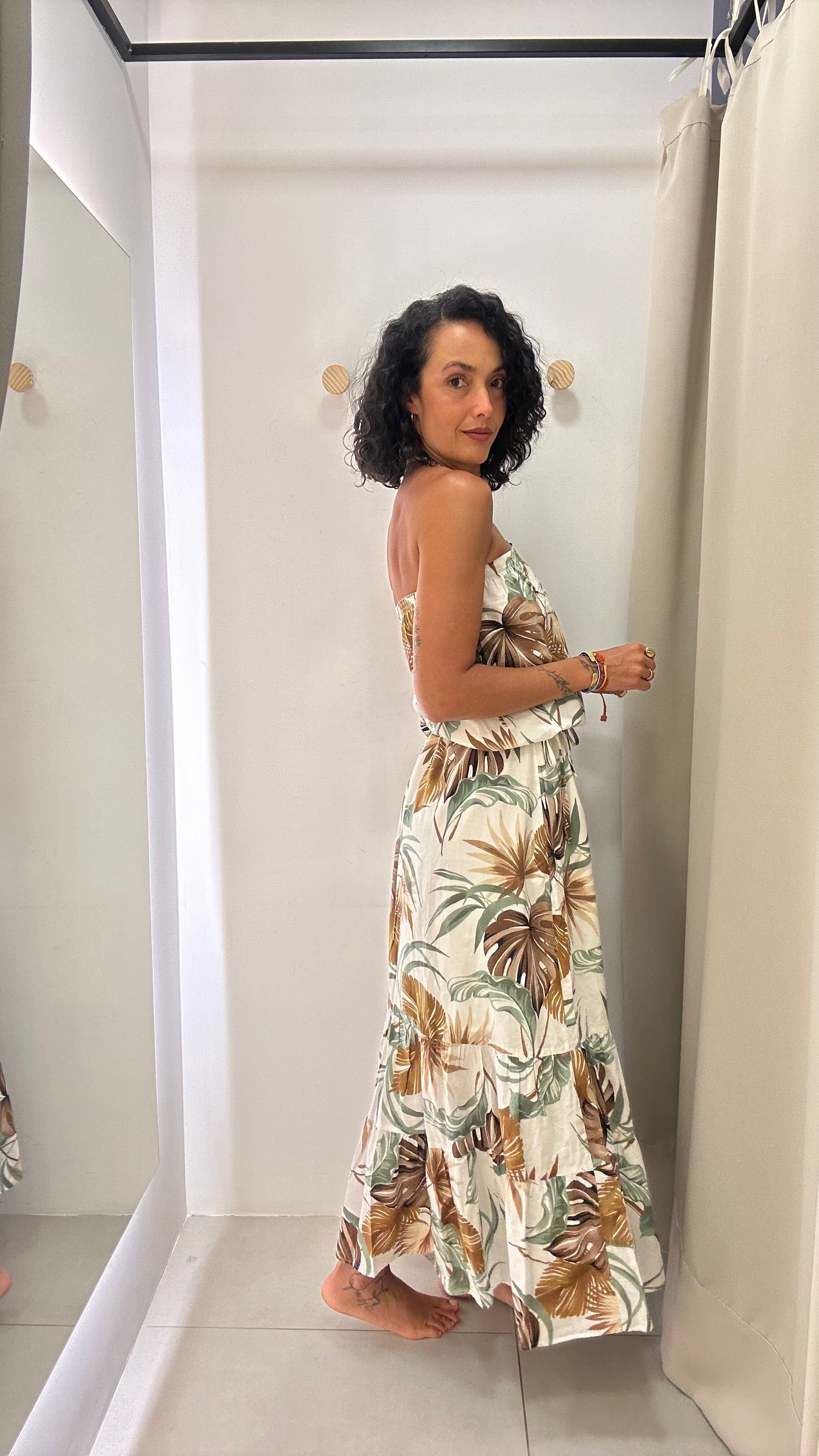 Vestido tomara que caia