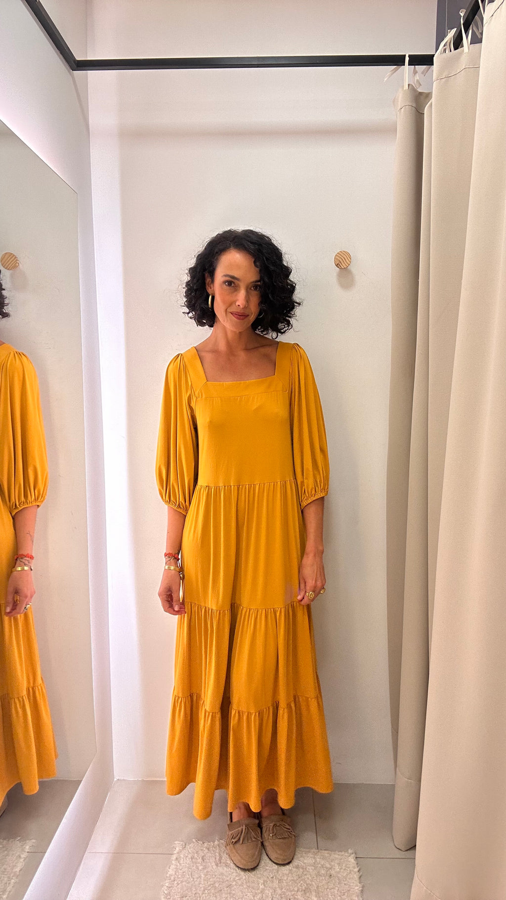 Vestido Terracota Voar