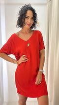 Vestido Vermelho Shoulder