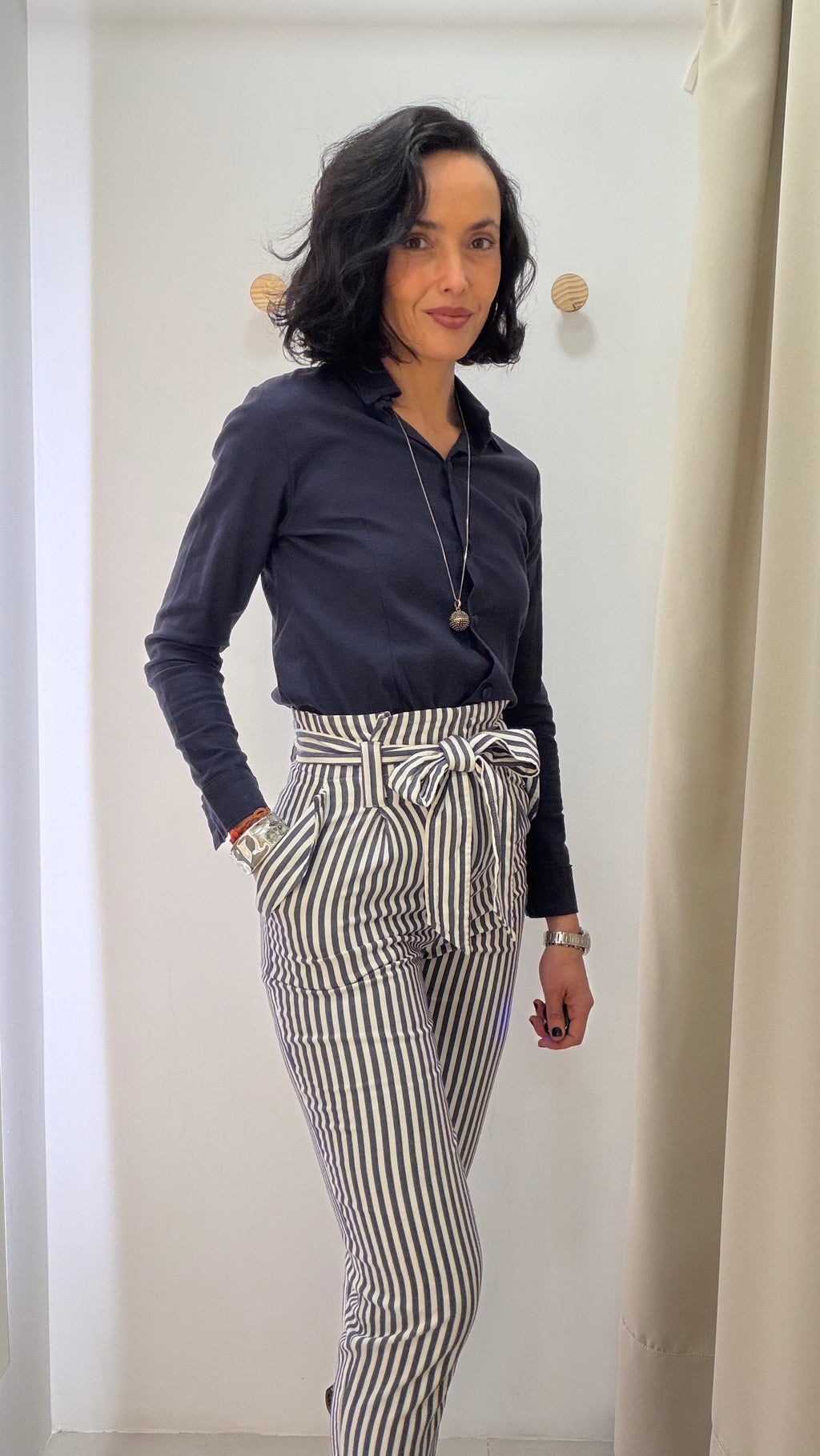 Calça Listrada Lilla Ka