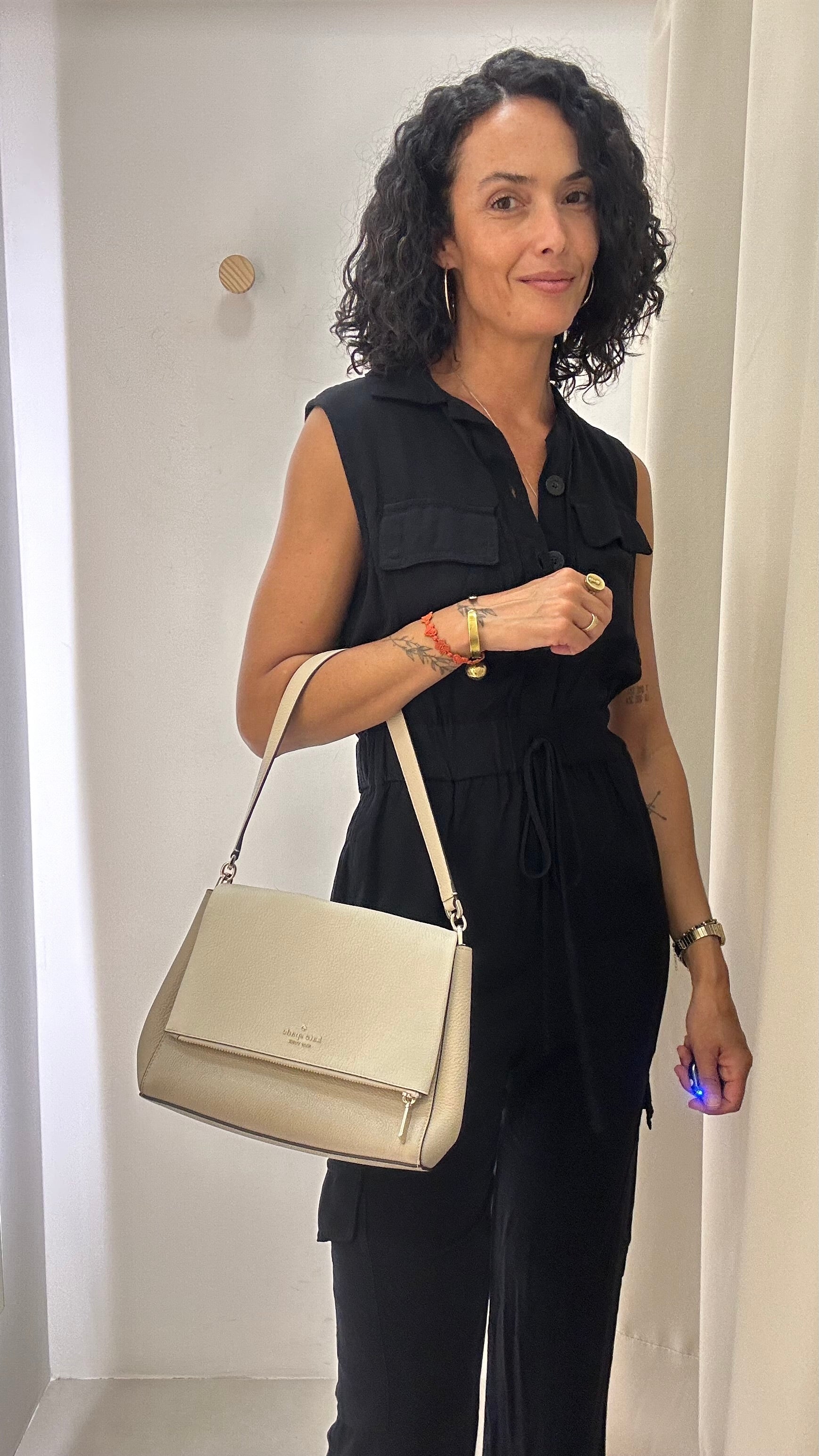 Bolsa couro Kate Spade