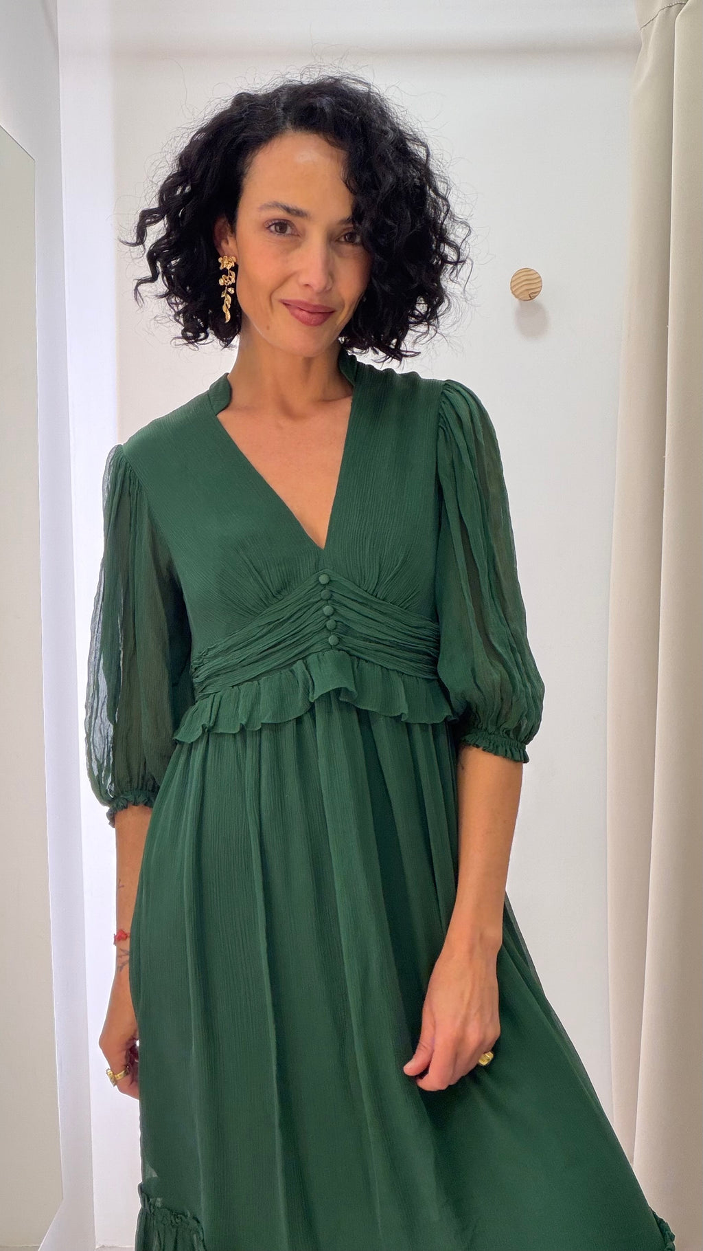Vestido em seda NV