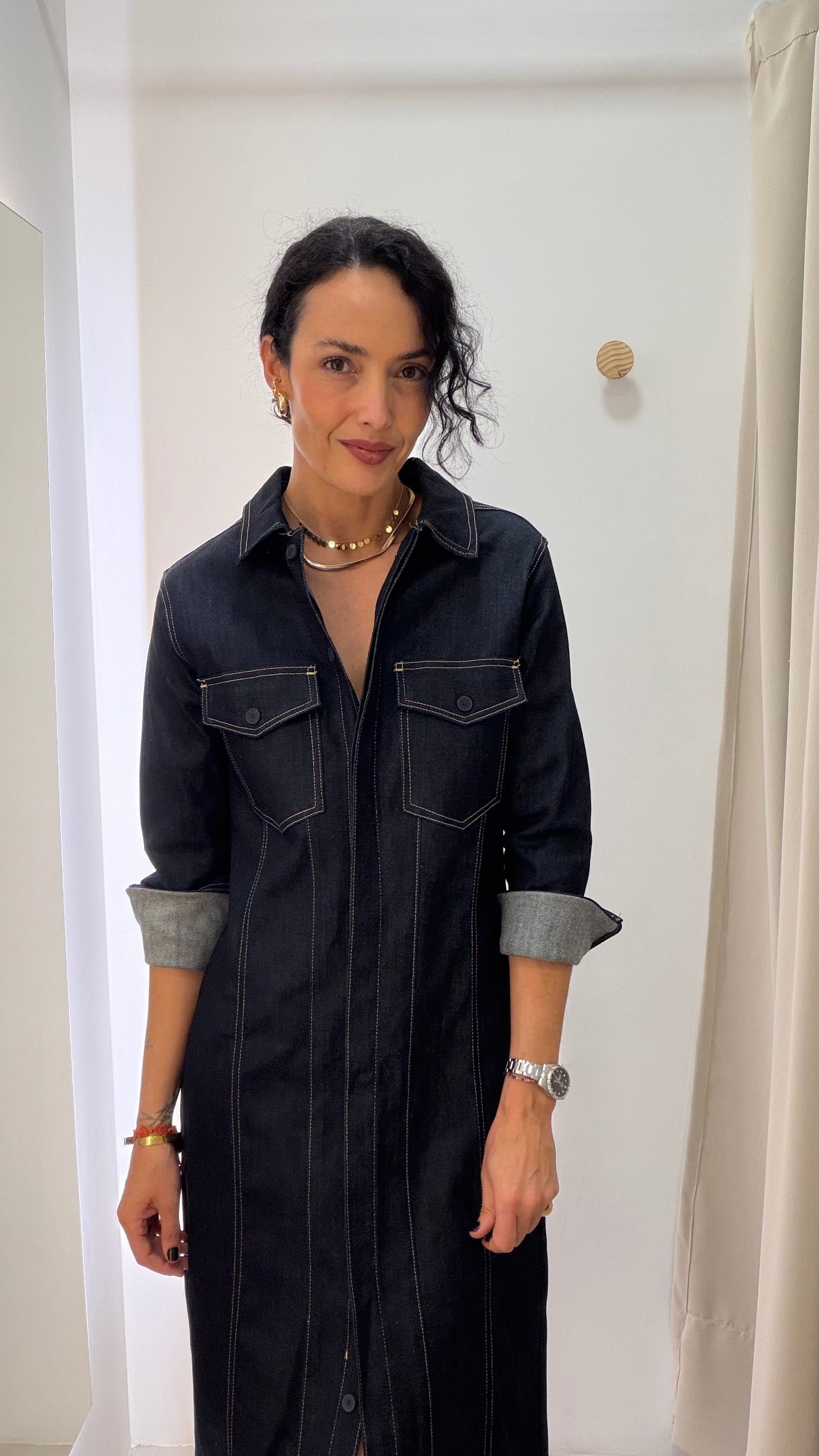 Vestido jeans Zara