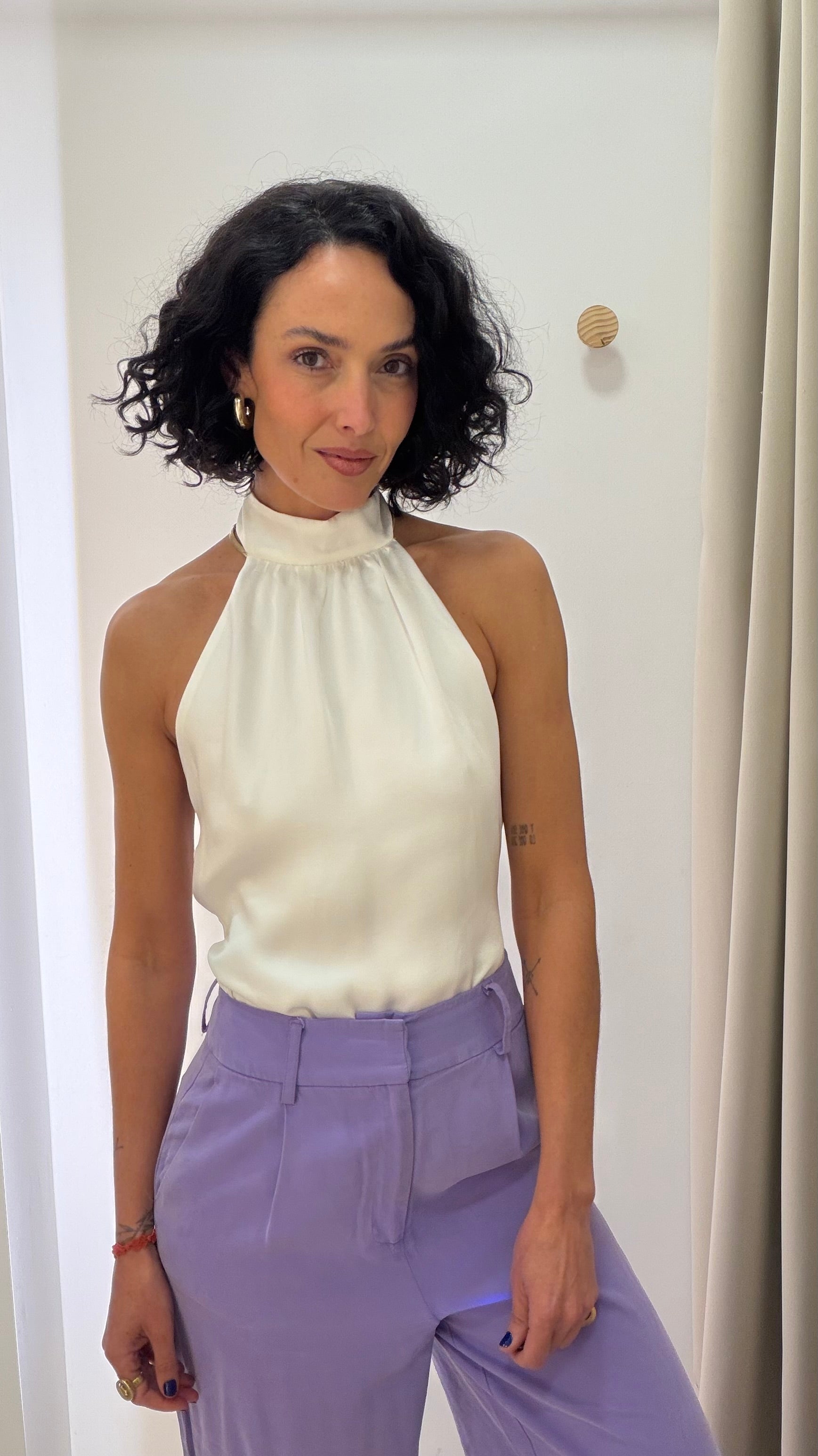 Blusa frente única Zara