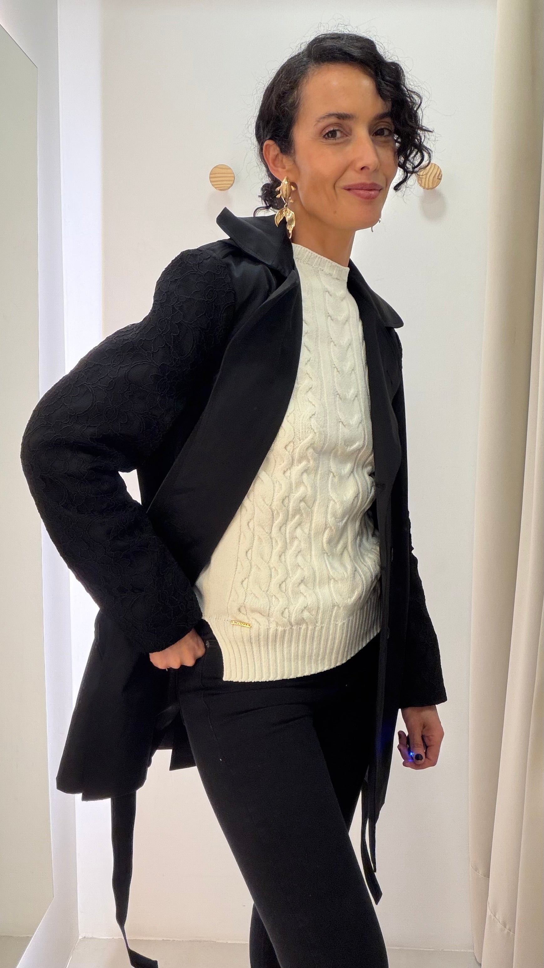 Parka Preta Brooksfield