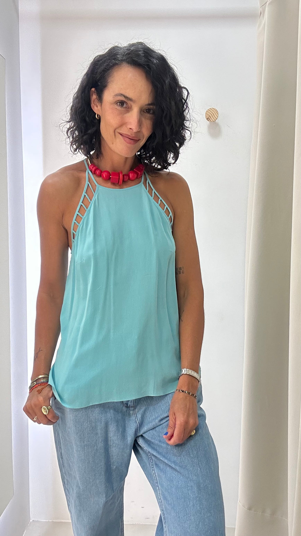 Blusa seda Animale
