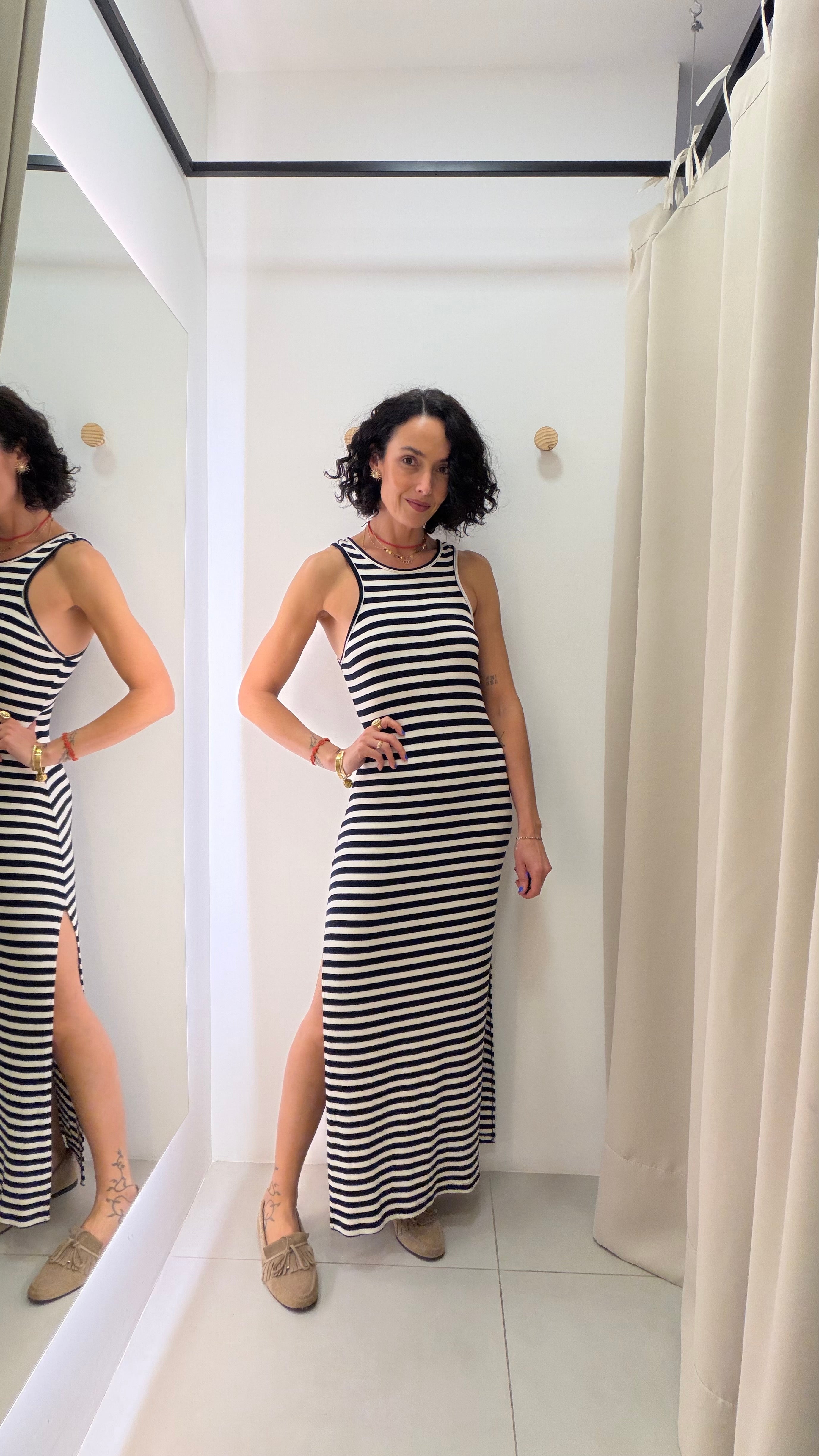 Vestido Listrado Dress To