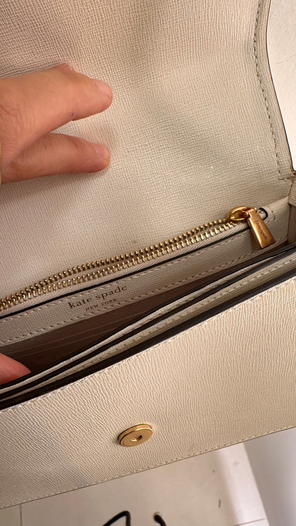 Bolsa off white Kate Spade