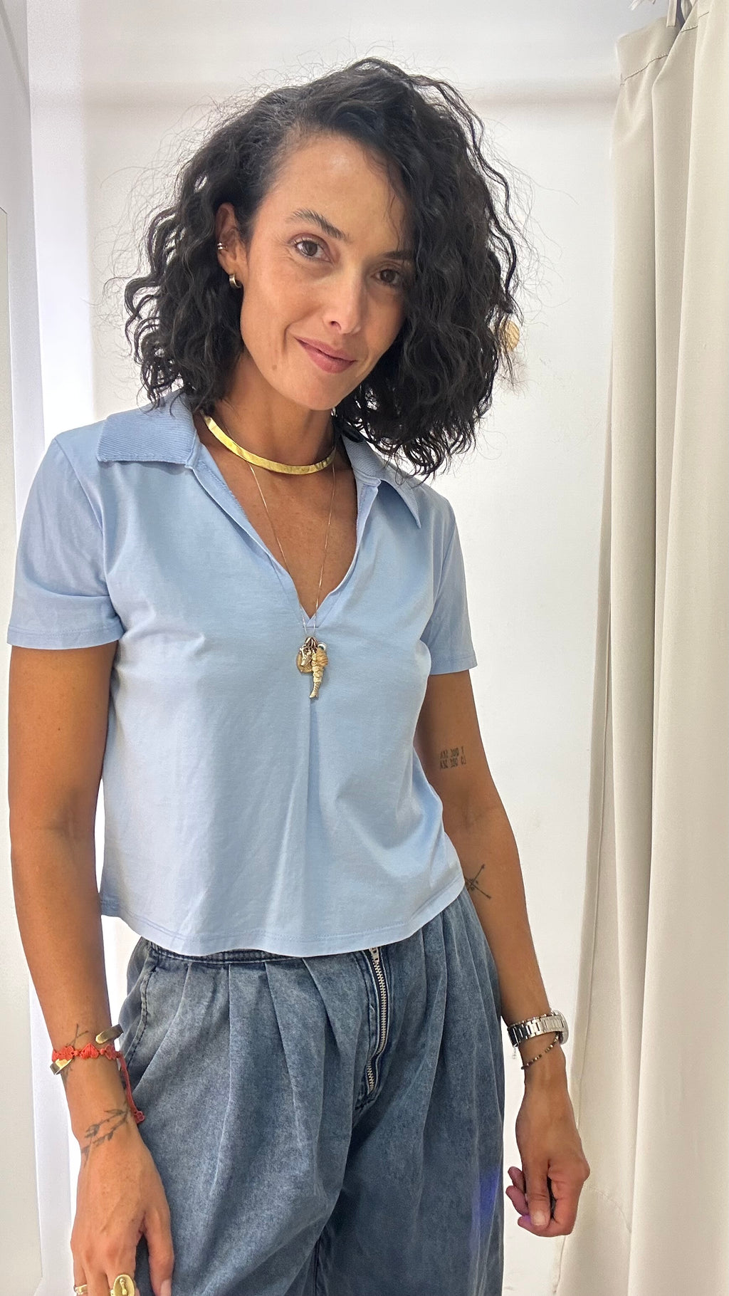 Polo Azul Zara