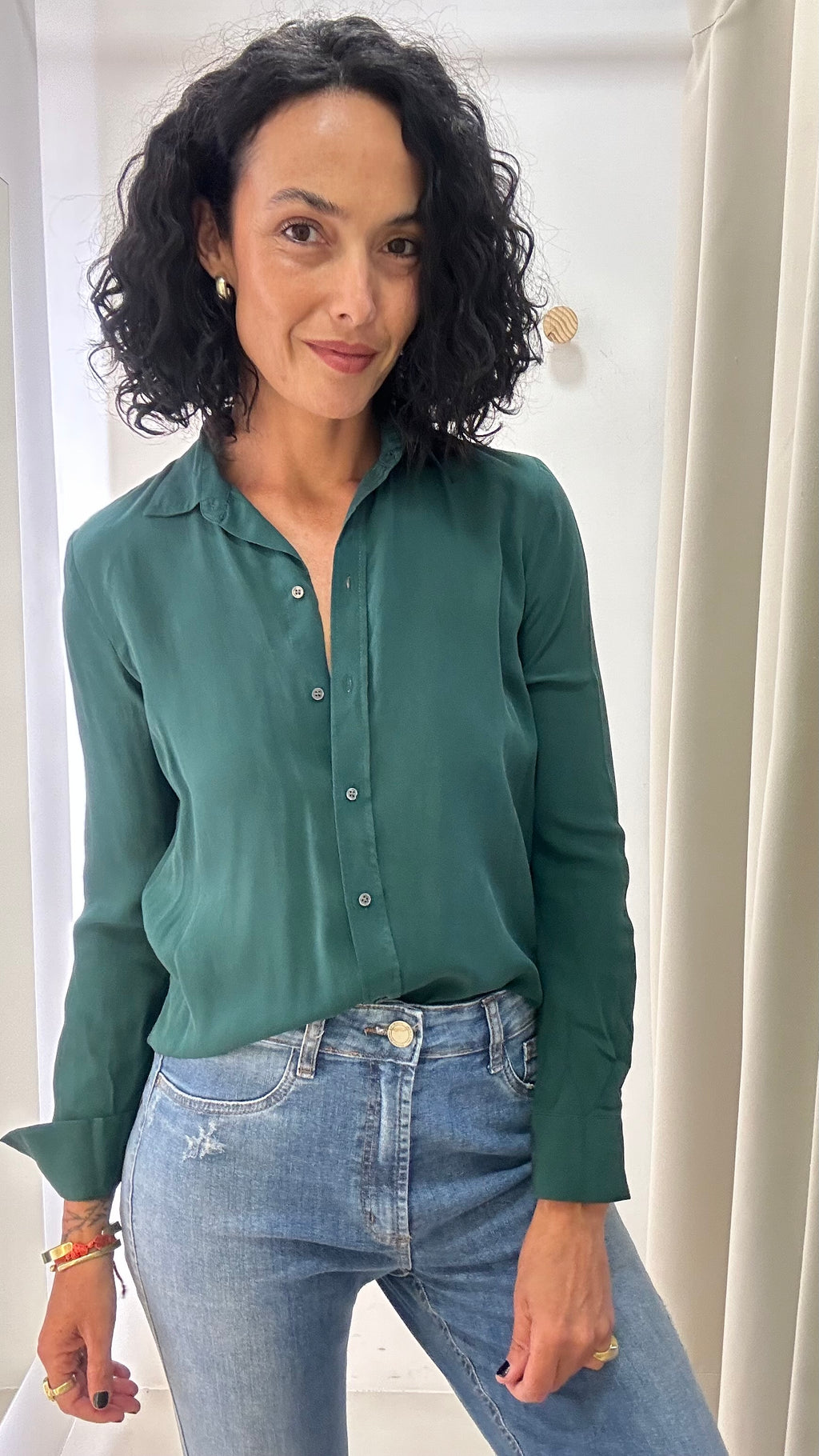Camisa de Seda Zara