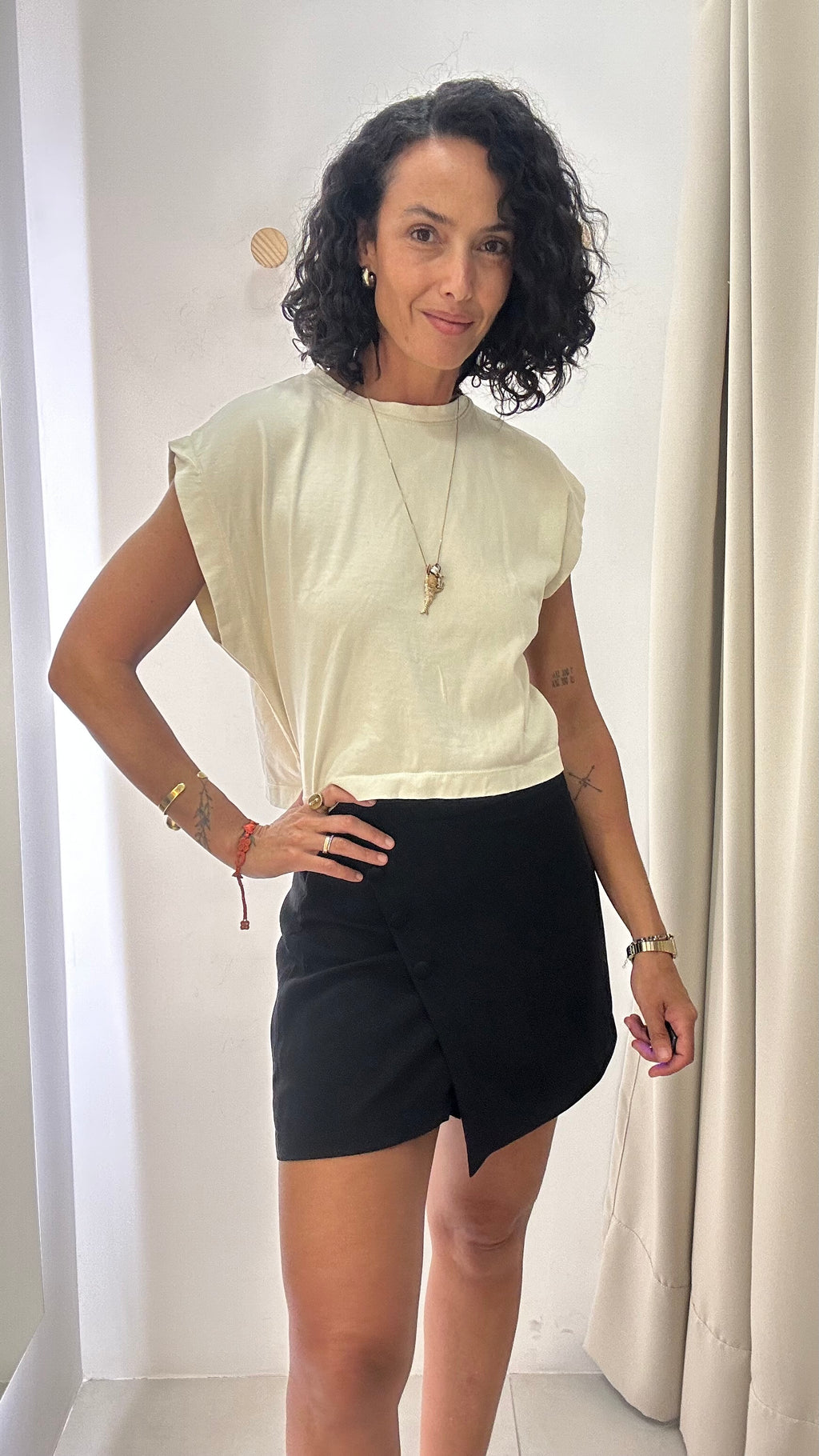 blusa cropped zara