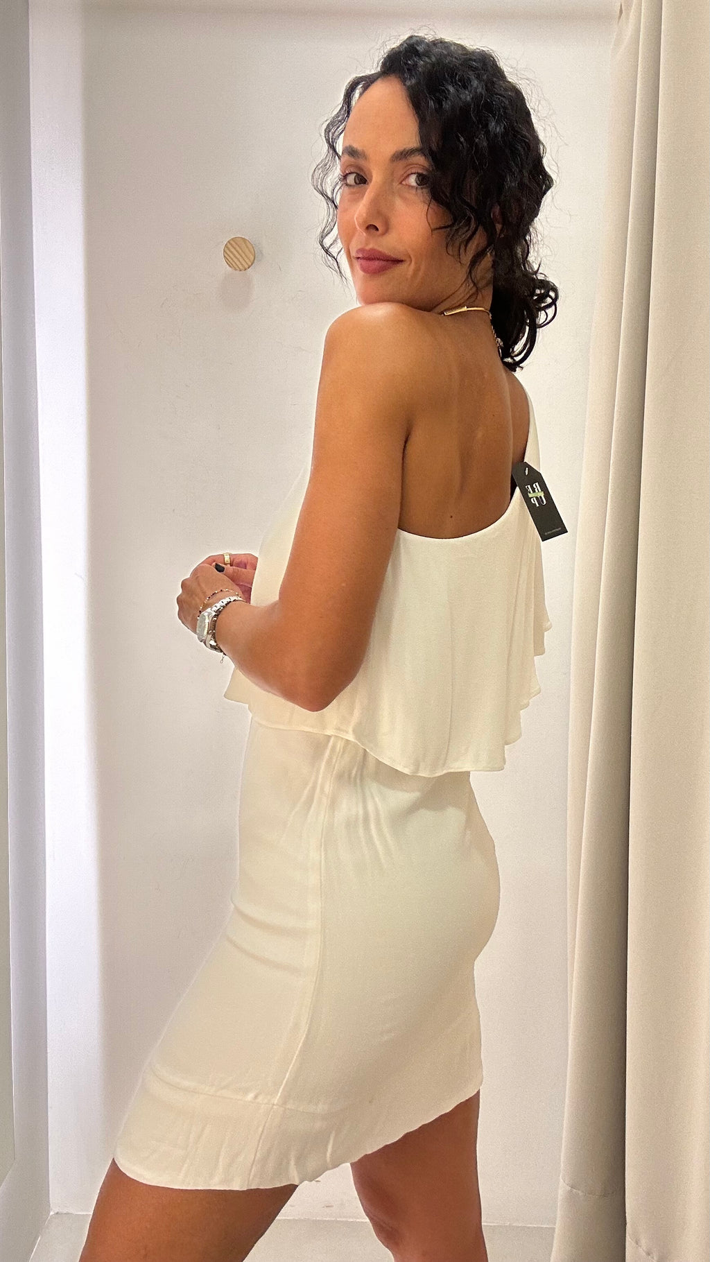 Vestido Ombro Só Branco