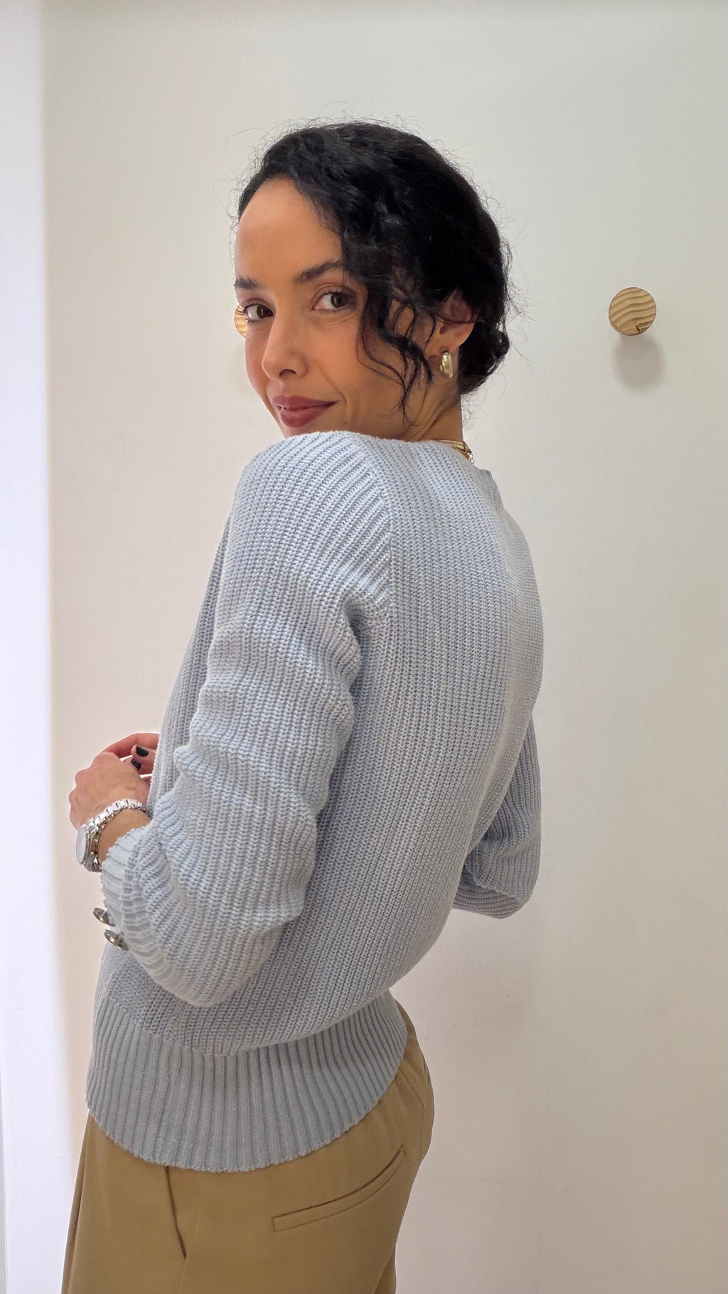 Tricot Azul Bebê