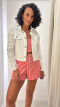 Jaqueta Jeans Branca