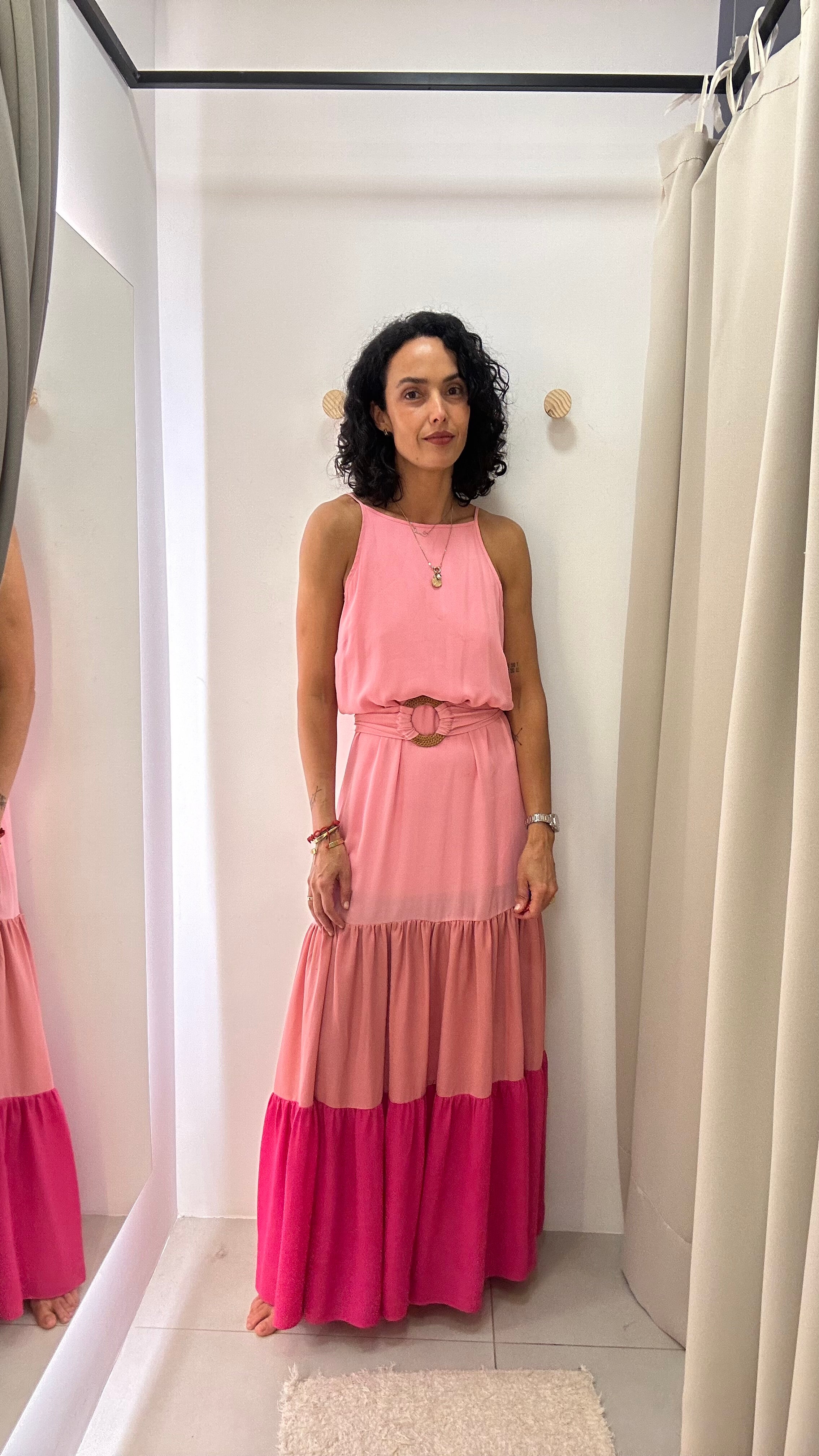 Vestido Longo Rosa