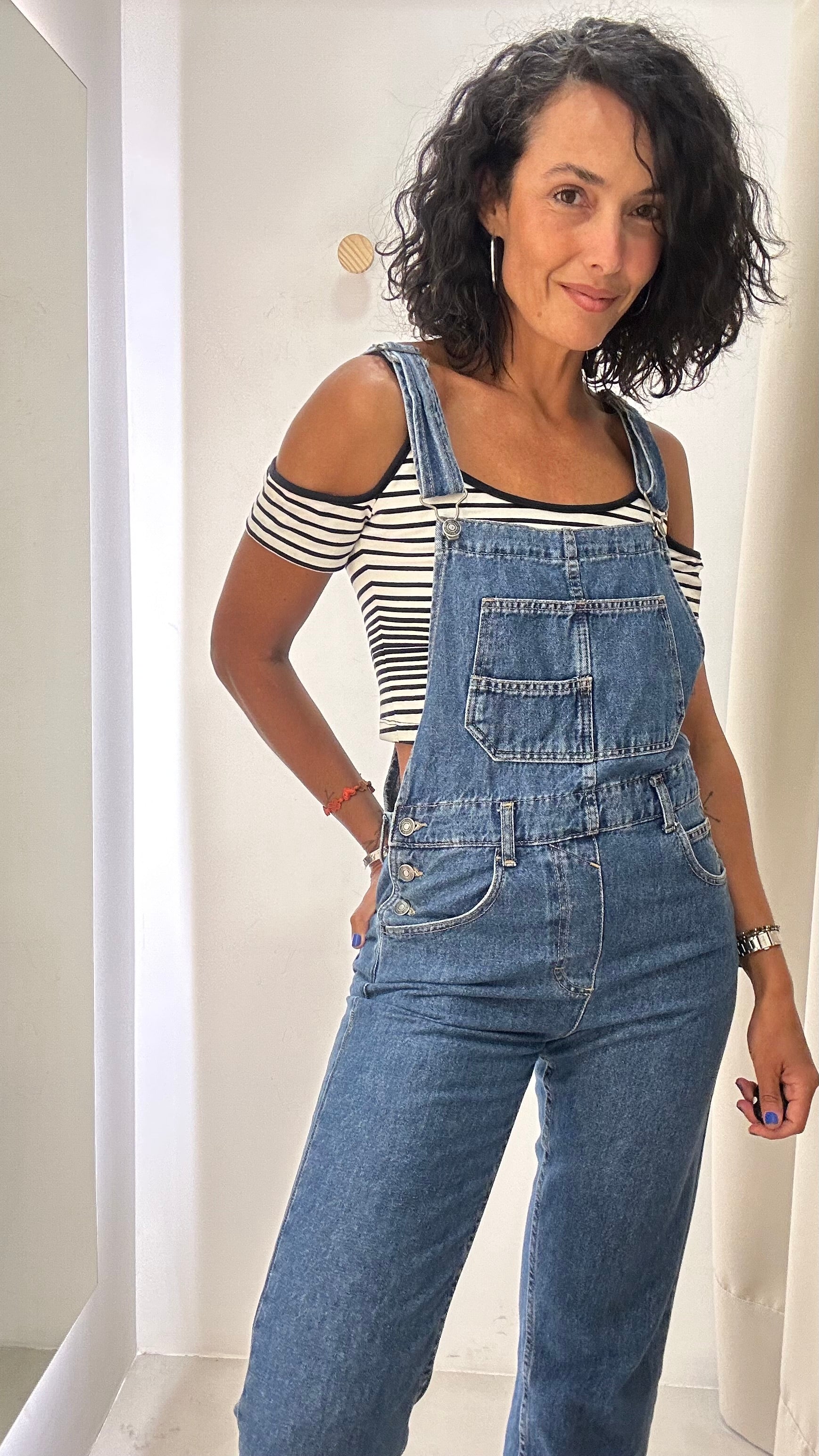 Jardineira Jeans