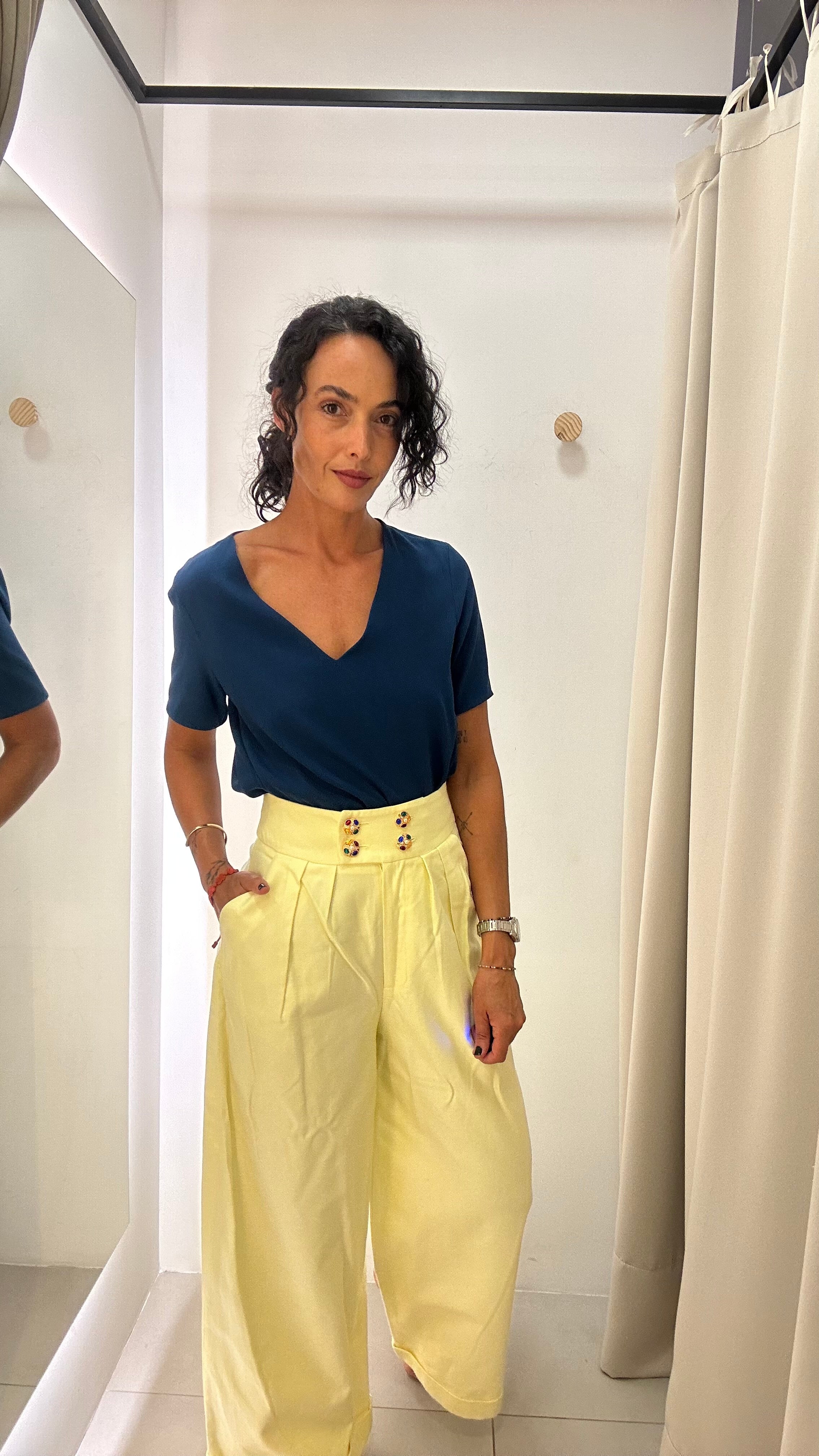 Calça Pantalona Nati Vozza