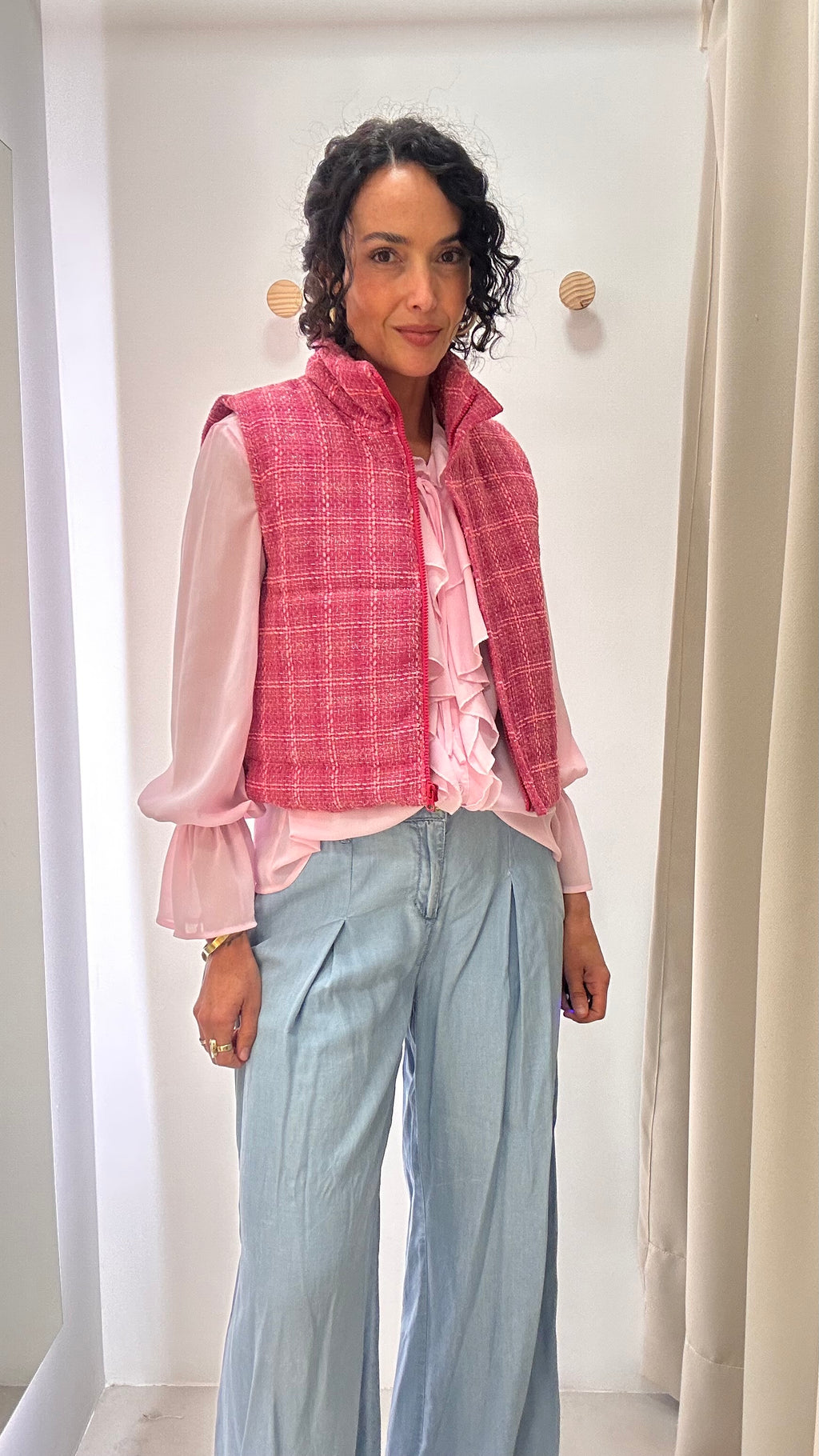 Colete Rosa Tannerie