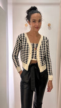 Conjunto tricot casaquinho e top