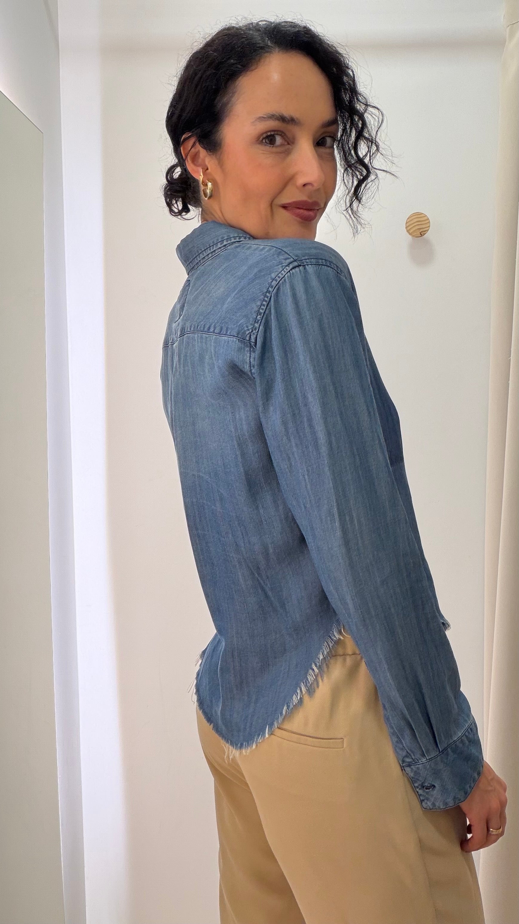 Camisa Jeans Rails