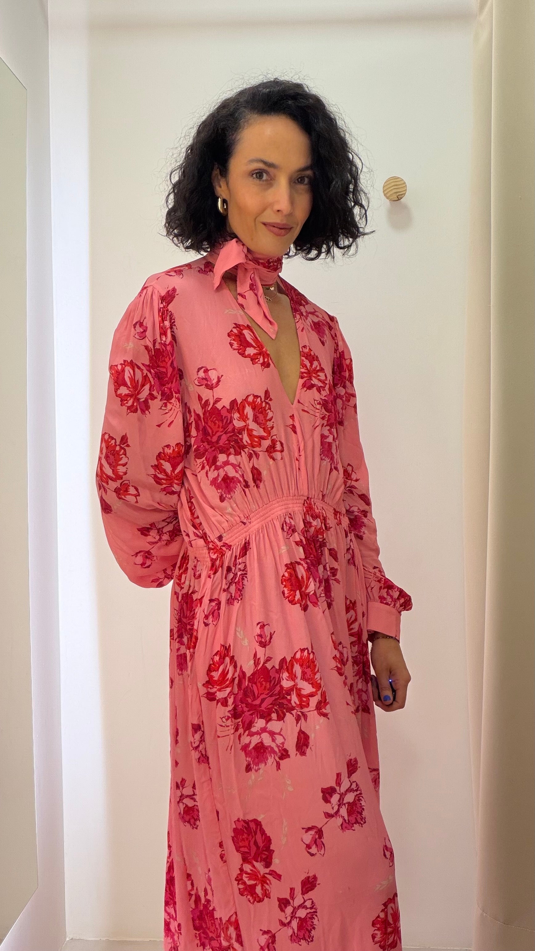 Vestido Rosa Reinaldo Lourenço
