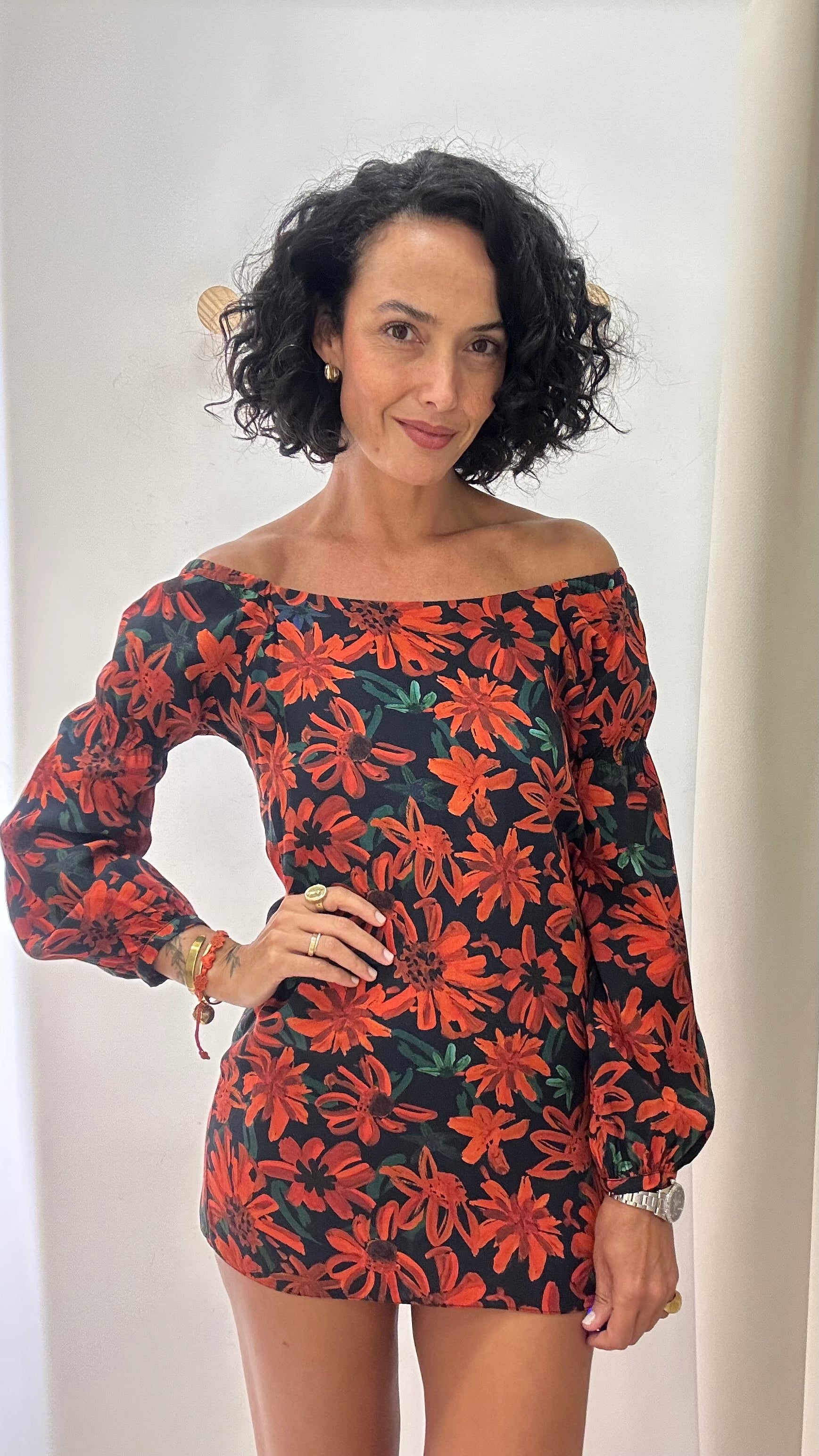 Vestido Estampa Floral Animale