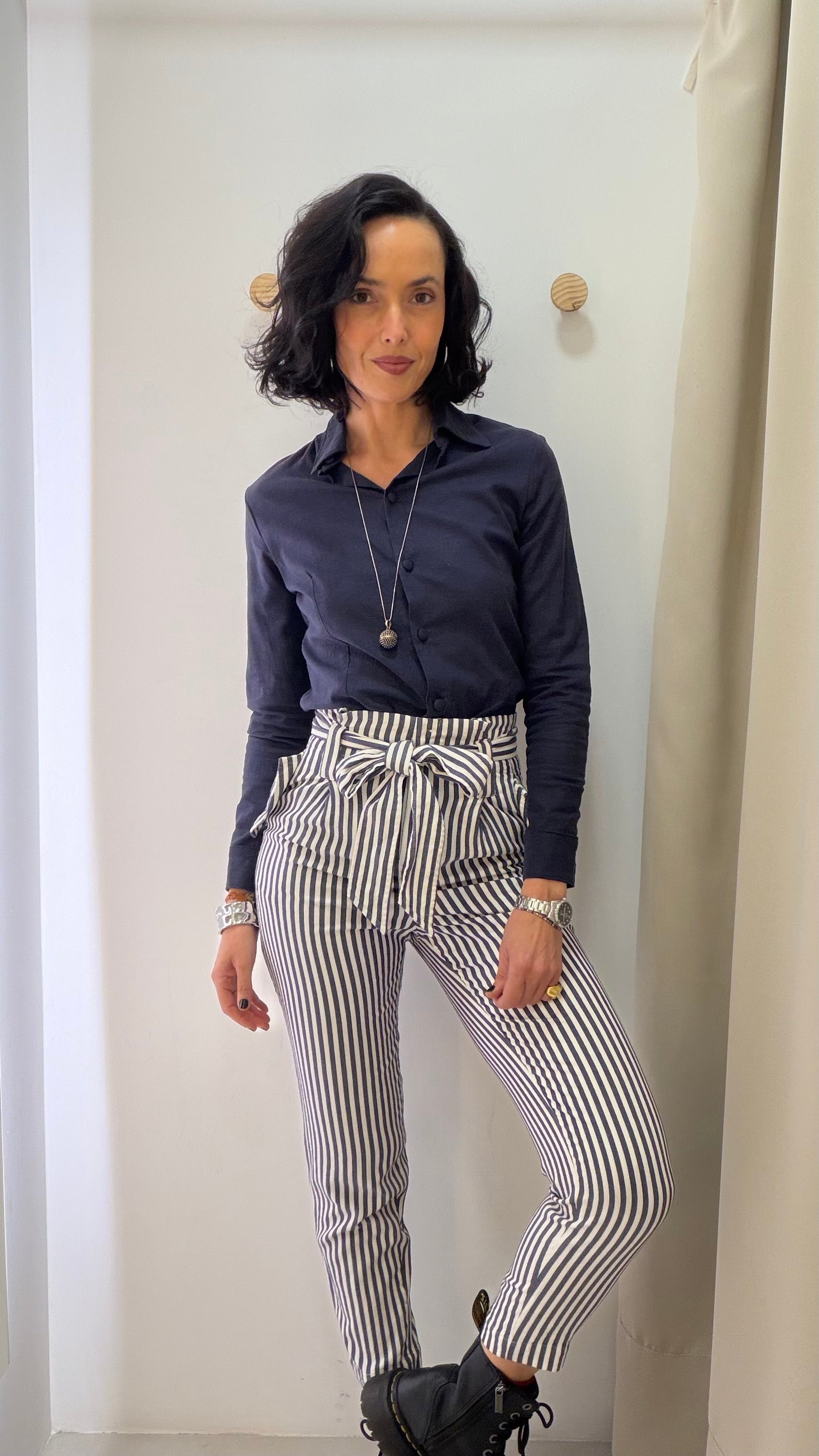 Calça Listrada Lilla Ka