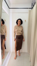 Saia Marrom Zara