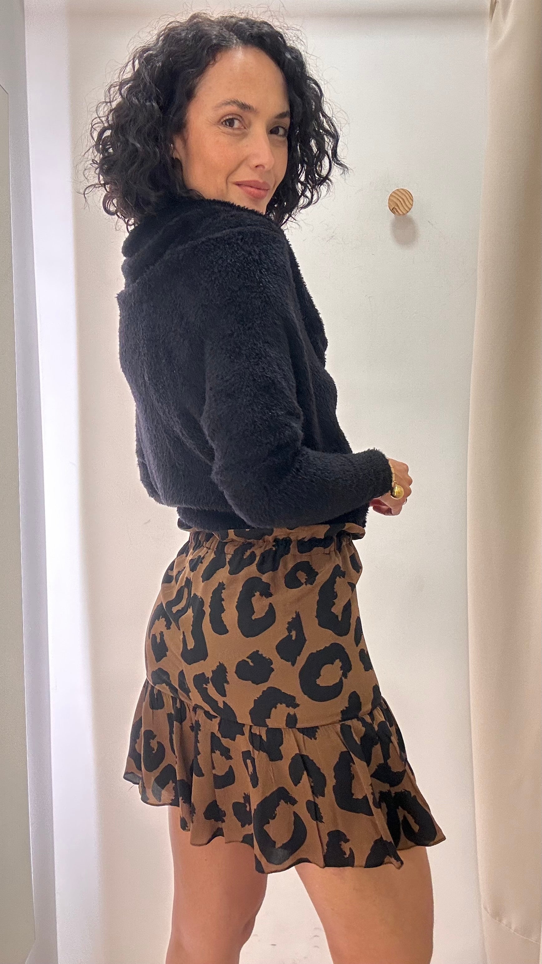 Saia Animal Print Seda