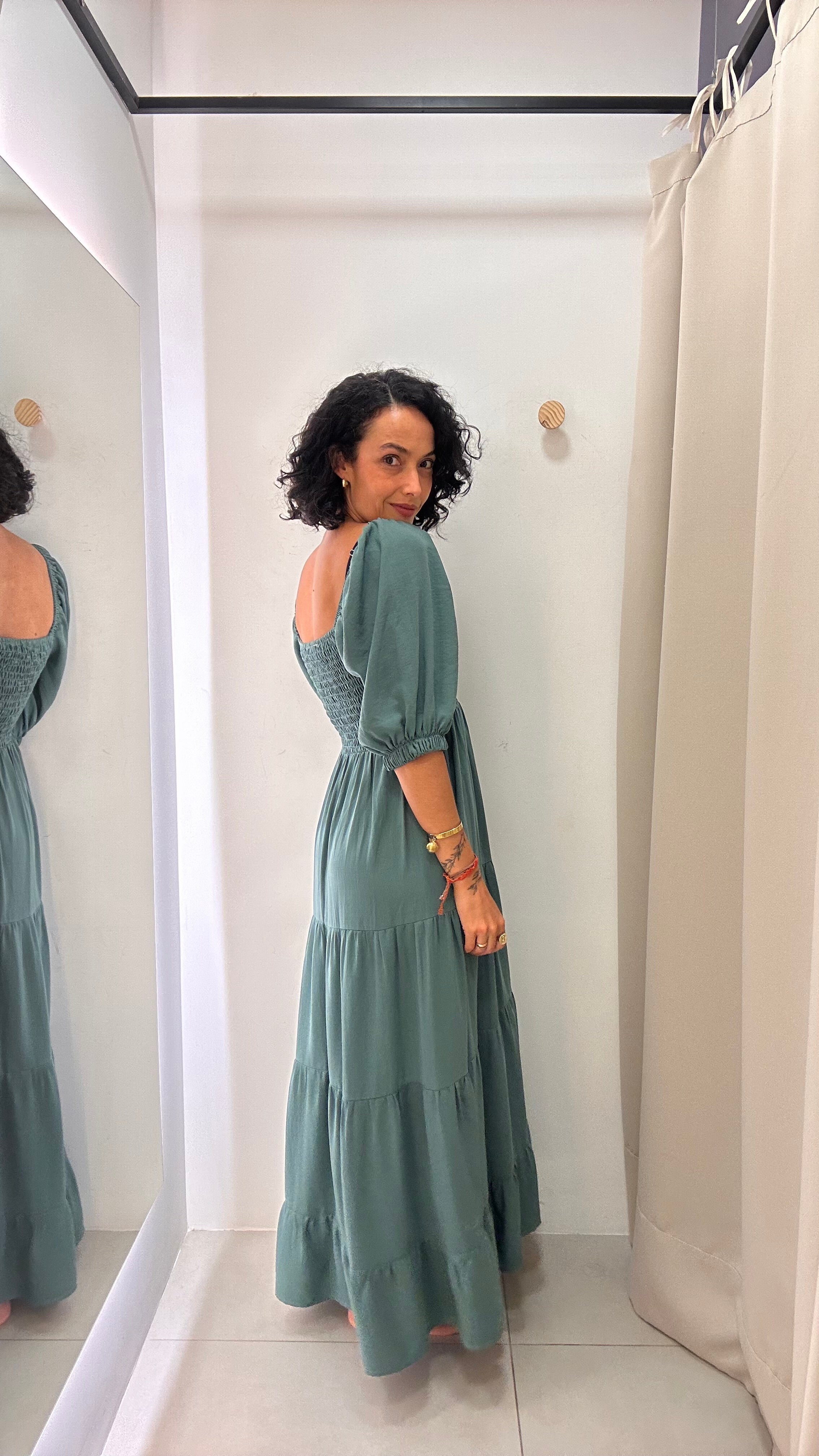 Vestido Verde Nanaminze